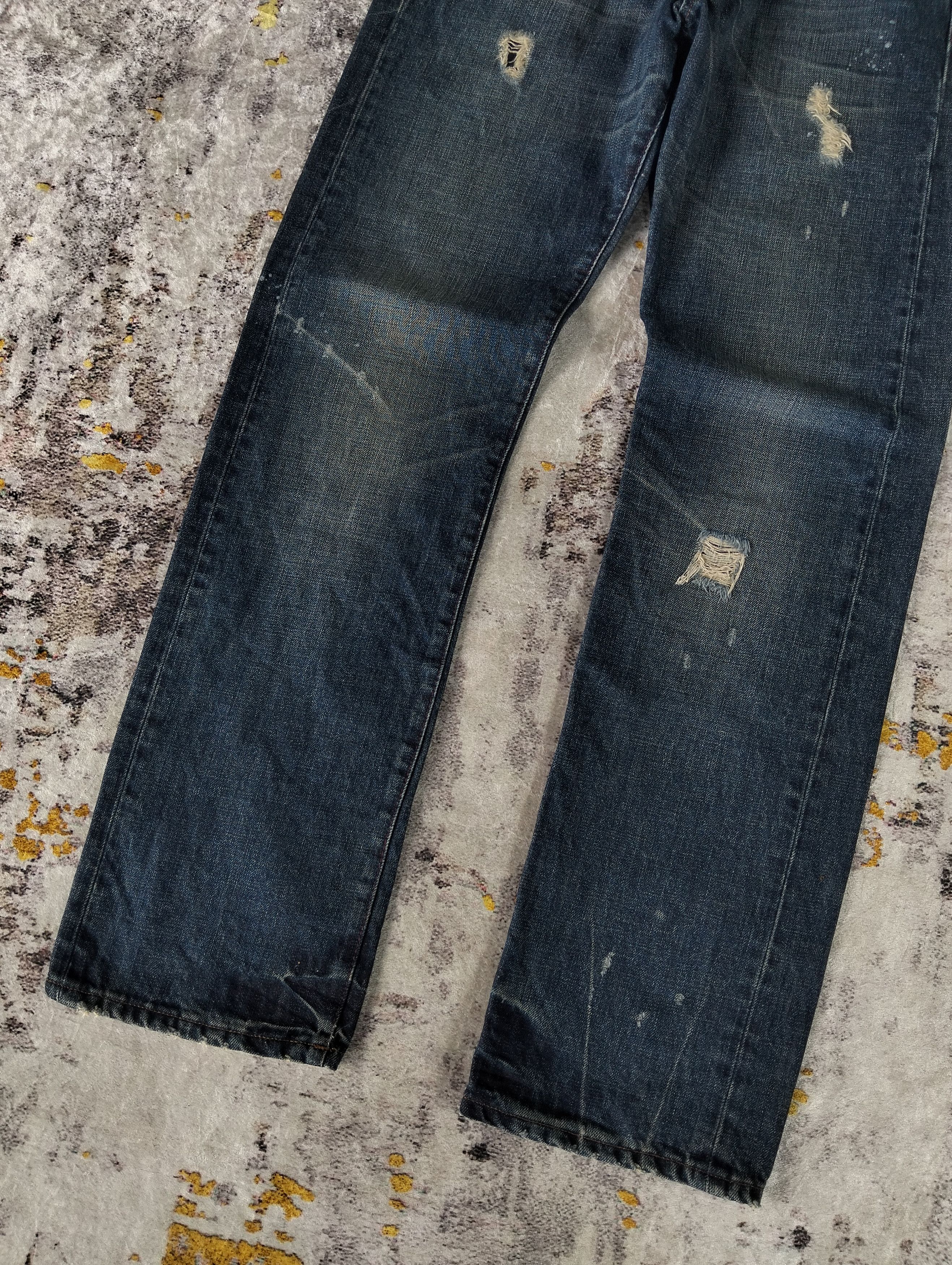 Paul Smith Paul Smith Jeans Button Fly Paint Splatter Distressed Denim Size US 32 / EU 48 - 9 Thumbnail