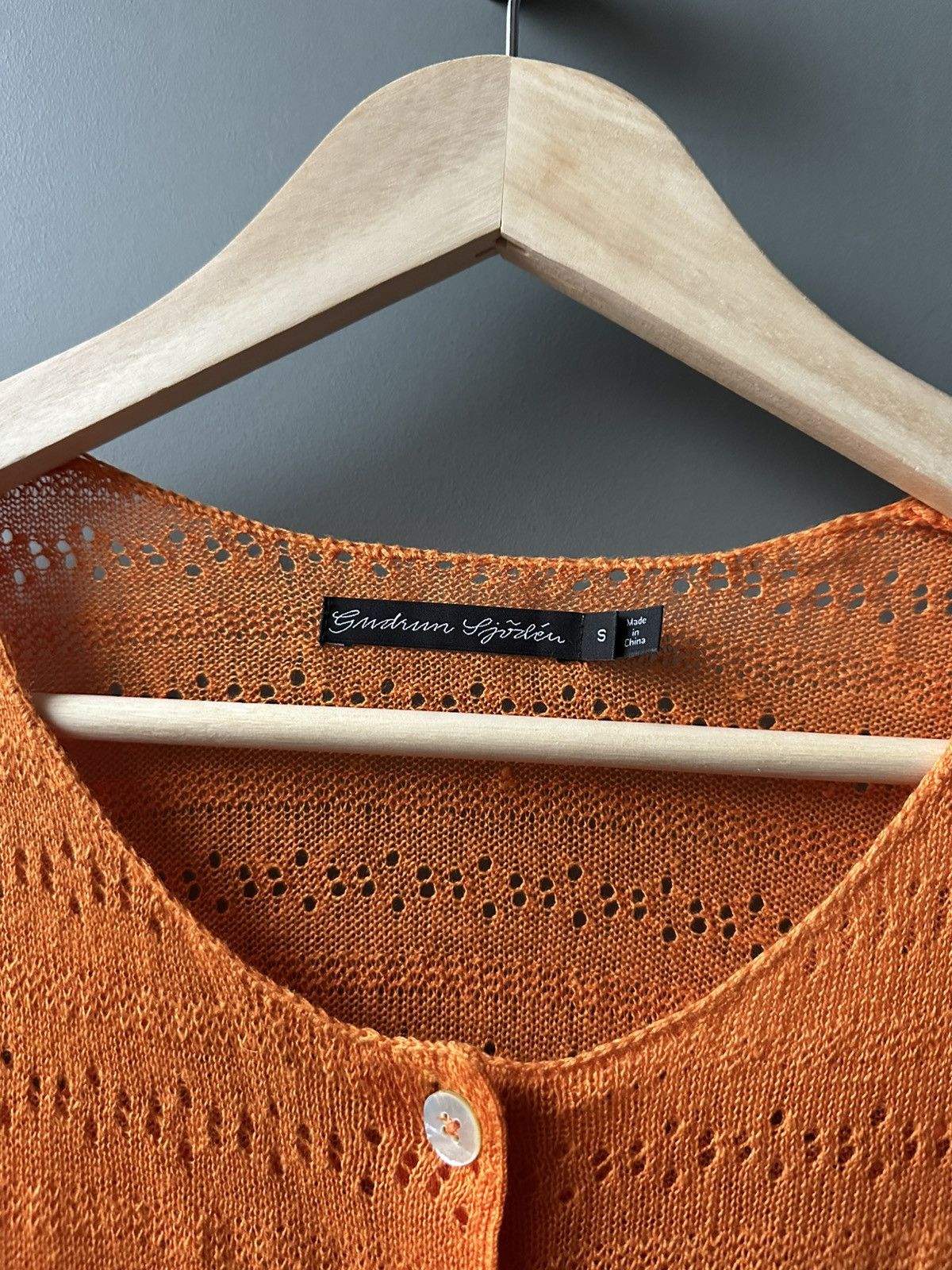 Gudrun Sjoden Women's Gudrun Sjoden Orange Cardigan Size S Size S / US 4 / IT 40 - 3 Thumbnail