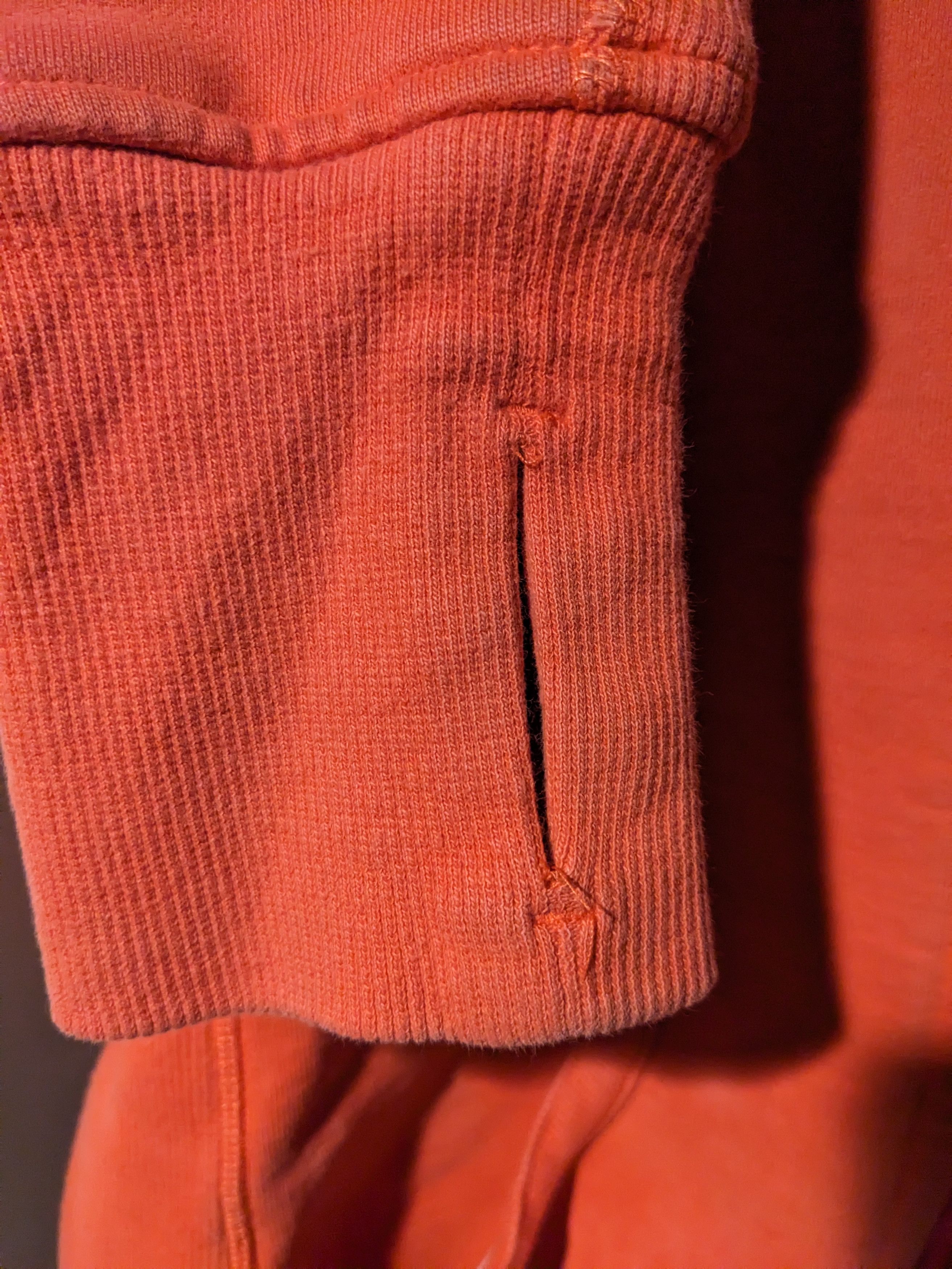 Lululemon Lululemon Omega Horseshoe Orange Peach Small Full Zip Hoodie Size S / US 4 / IT 40 - 3 Thumbnail