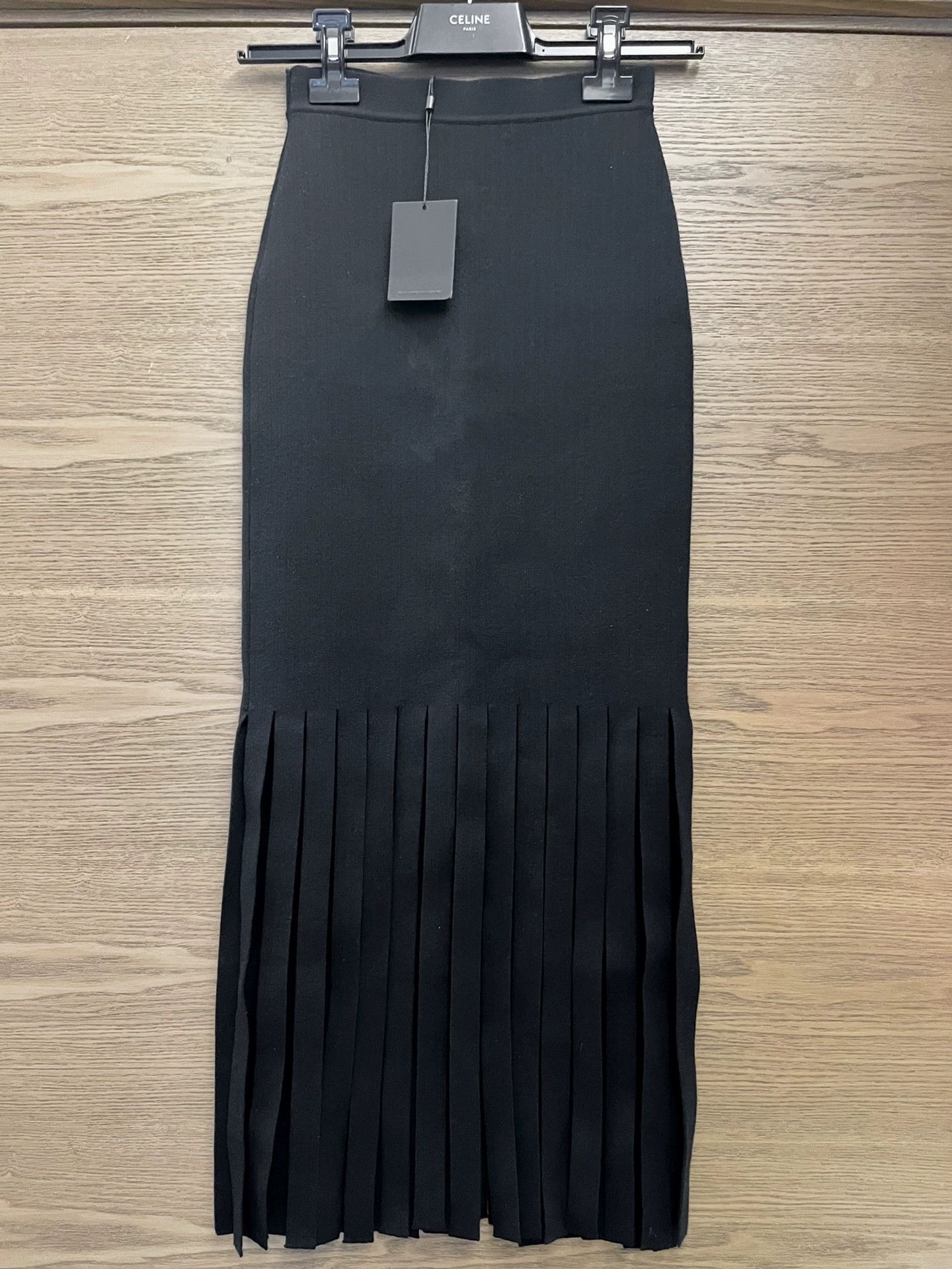 Alexander Wang ALEXANDER WANG black tassel bodycon dress XS Size 25" / US 0 / IT 36 - 1 Thumbnail