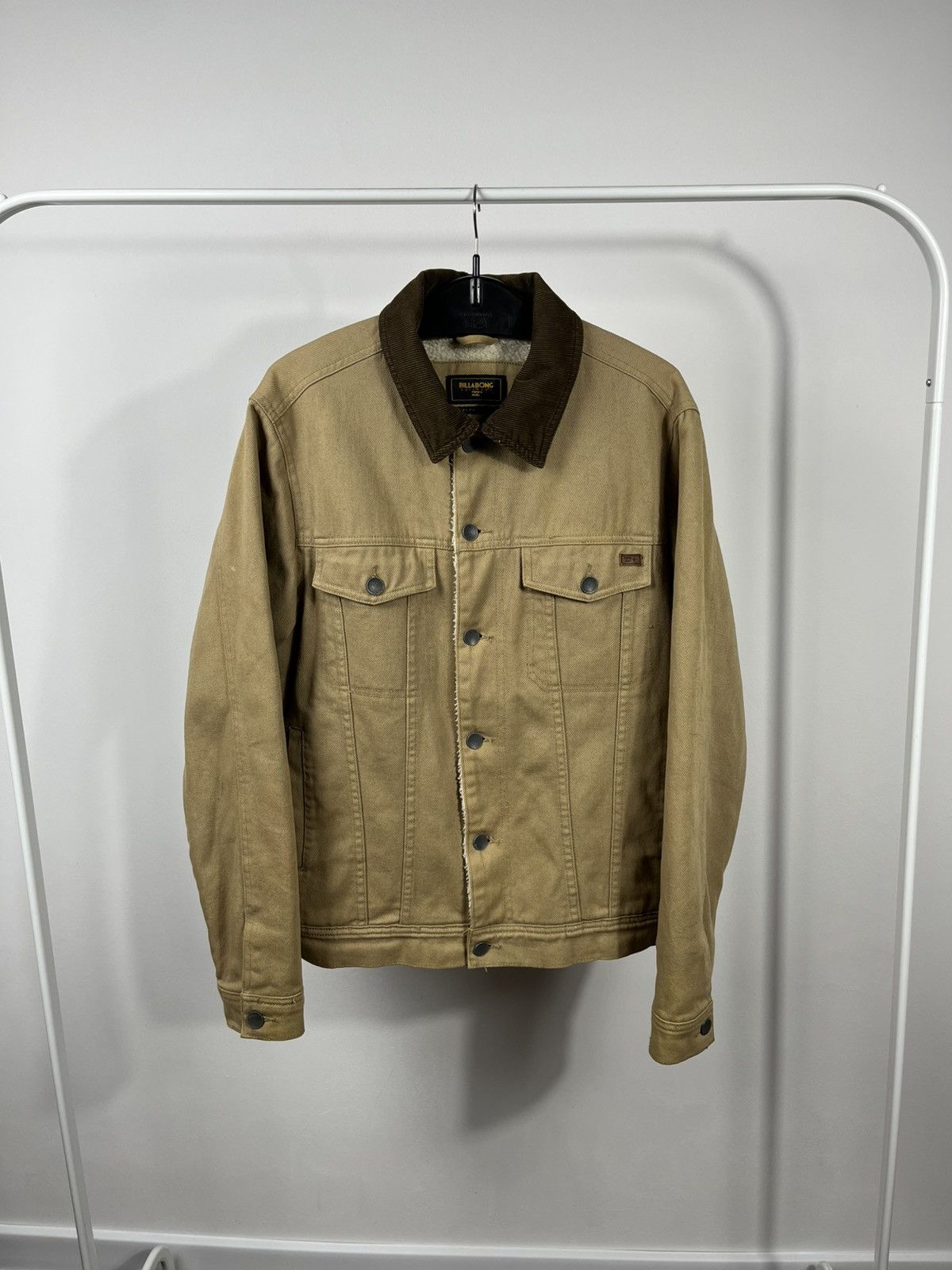 Billabong Billabong Barlow Sherpa Jacket Tan Trucker Size US L / EU 52-54 / 3 - 1 Thumbnail