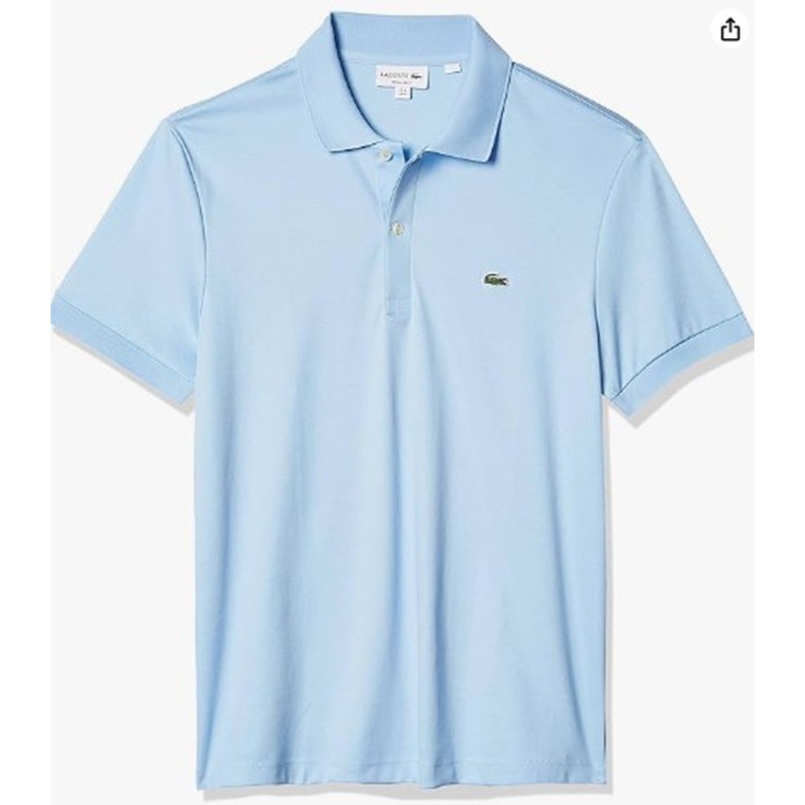 Lacoste Lacoste Mens Pima Jersey Interlock Regular Fit Polo Blue S Size US S / EU 44-46 / 1 - 1 Thumbnail
