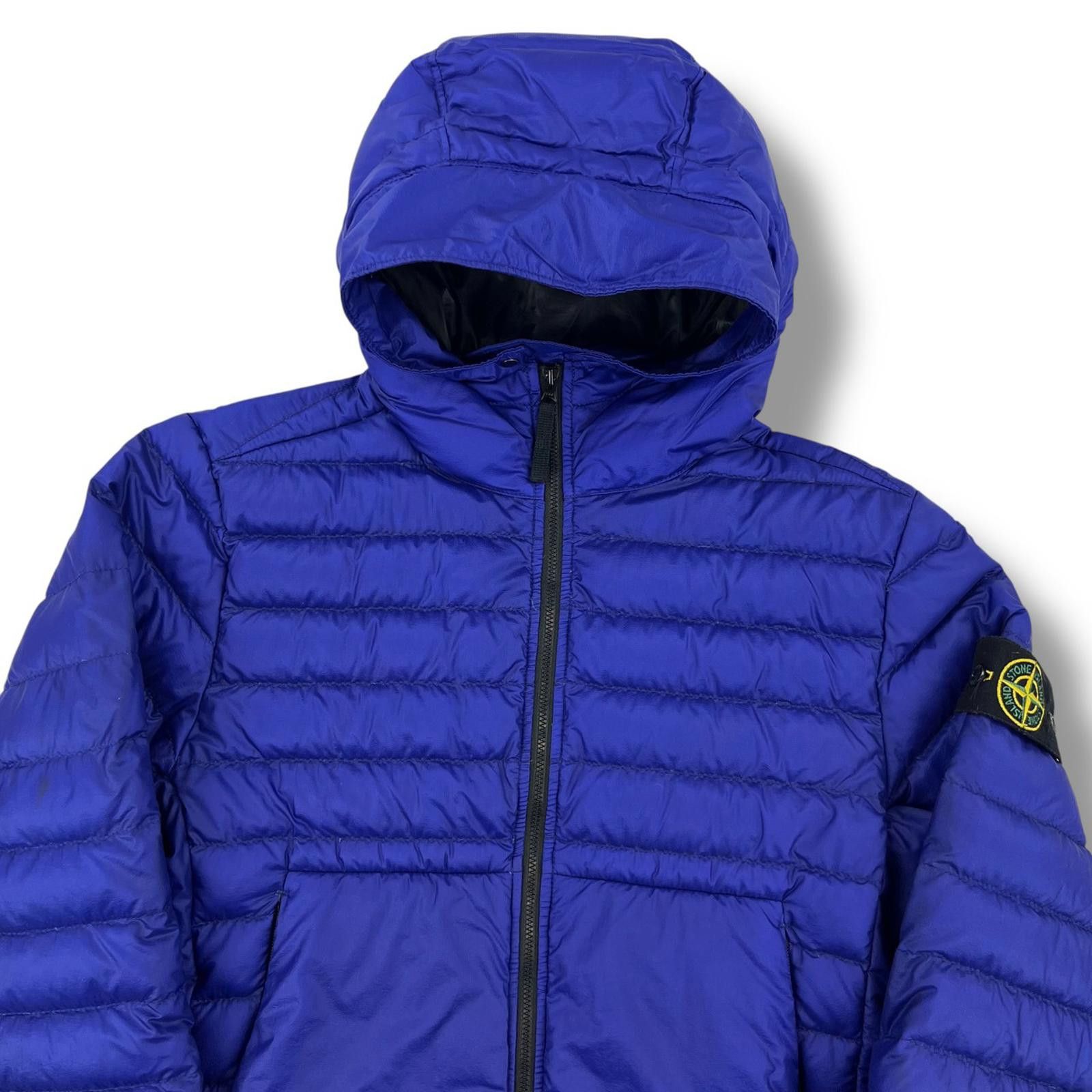 Stone Island Stone Island Bio-Based Ripstop Nylon Down Blue Puffer Jacket Size US S / EU 44-46 / 1 - 1 Thumbnail