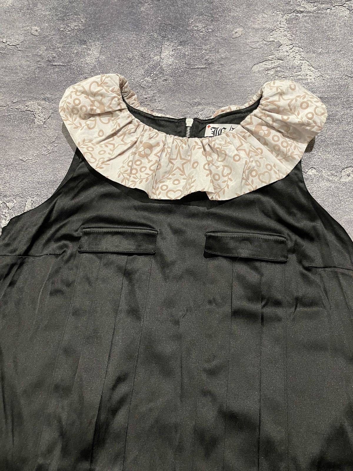 Designer × Jean Charles De Castelbajac Jean Charles De Castelbajas JC DC Black Blouses With Collar Size S / US 4 / IT 40 - 4 Thumbnail