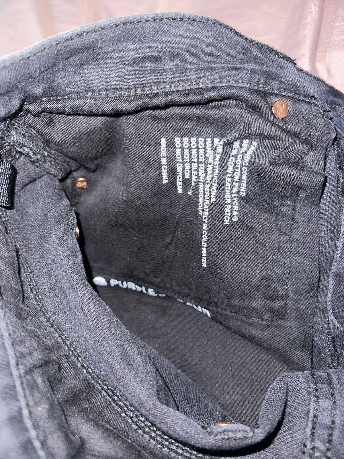 Purple Brand Purple Brand Quilted Denim Jeans Size US 32 / EU 48 - 6 Thumbnail