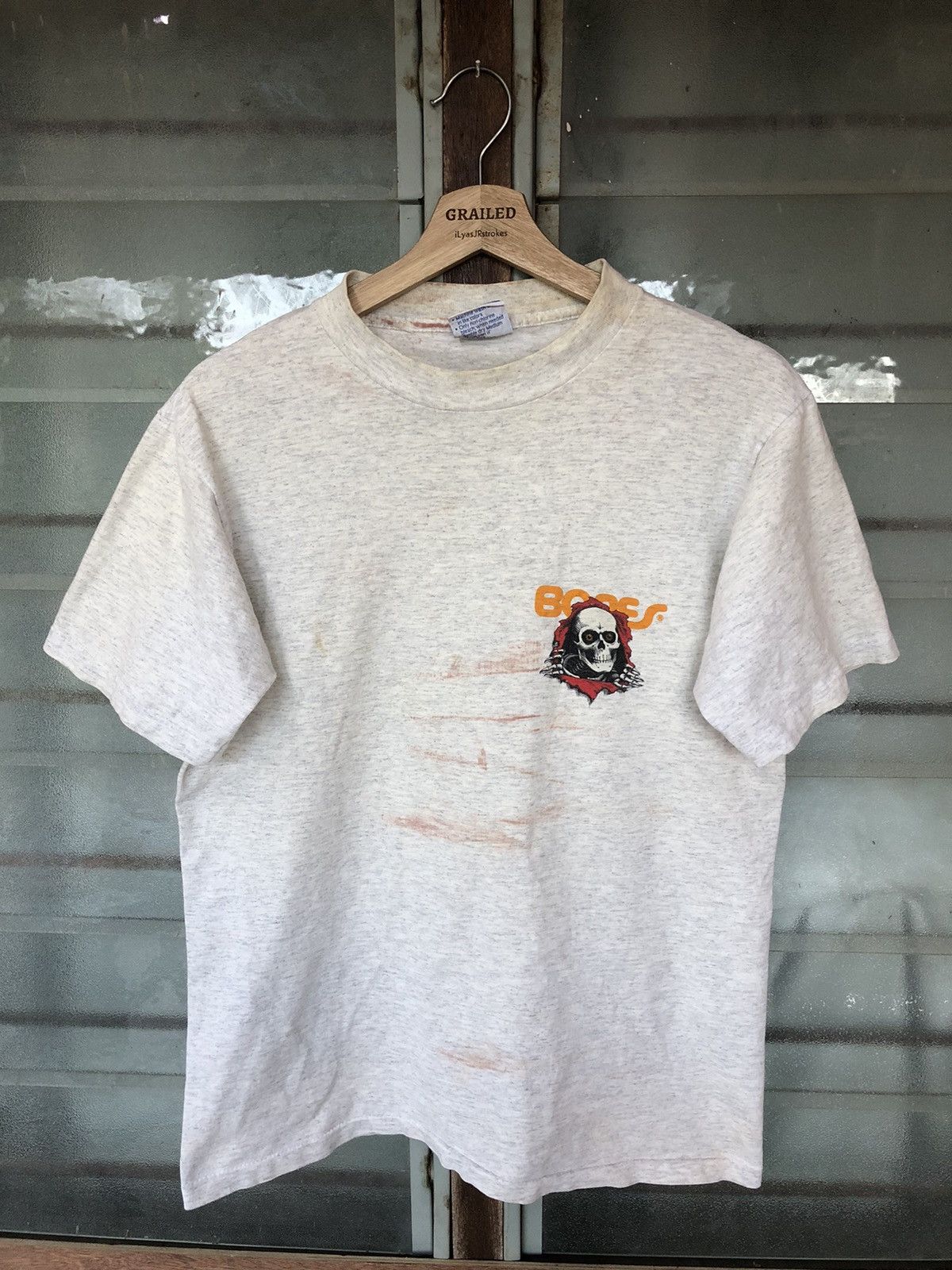 Powell Peralta Thrashed Vintage 90’s Powell Peralta Bones Shirt Tee Rare Size US M / EU 48-50 / 2 - 3 Thumbnail