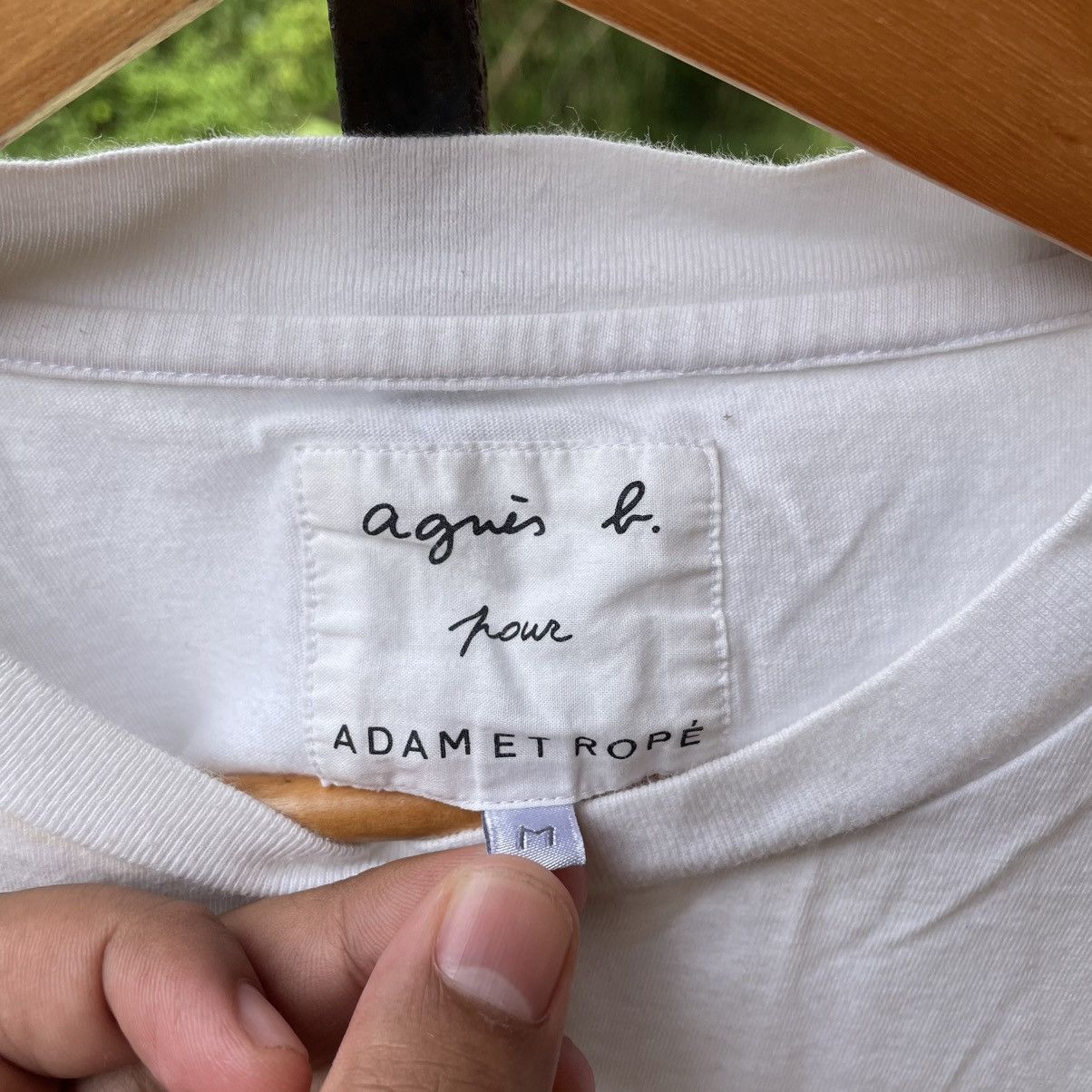 agnes b. 🔥🇯🇵Agnes B. x Adam Et Rope OG Signature Designer Tee Size US S / EU 44-46 / 1 - 11 Thumbnail