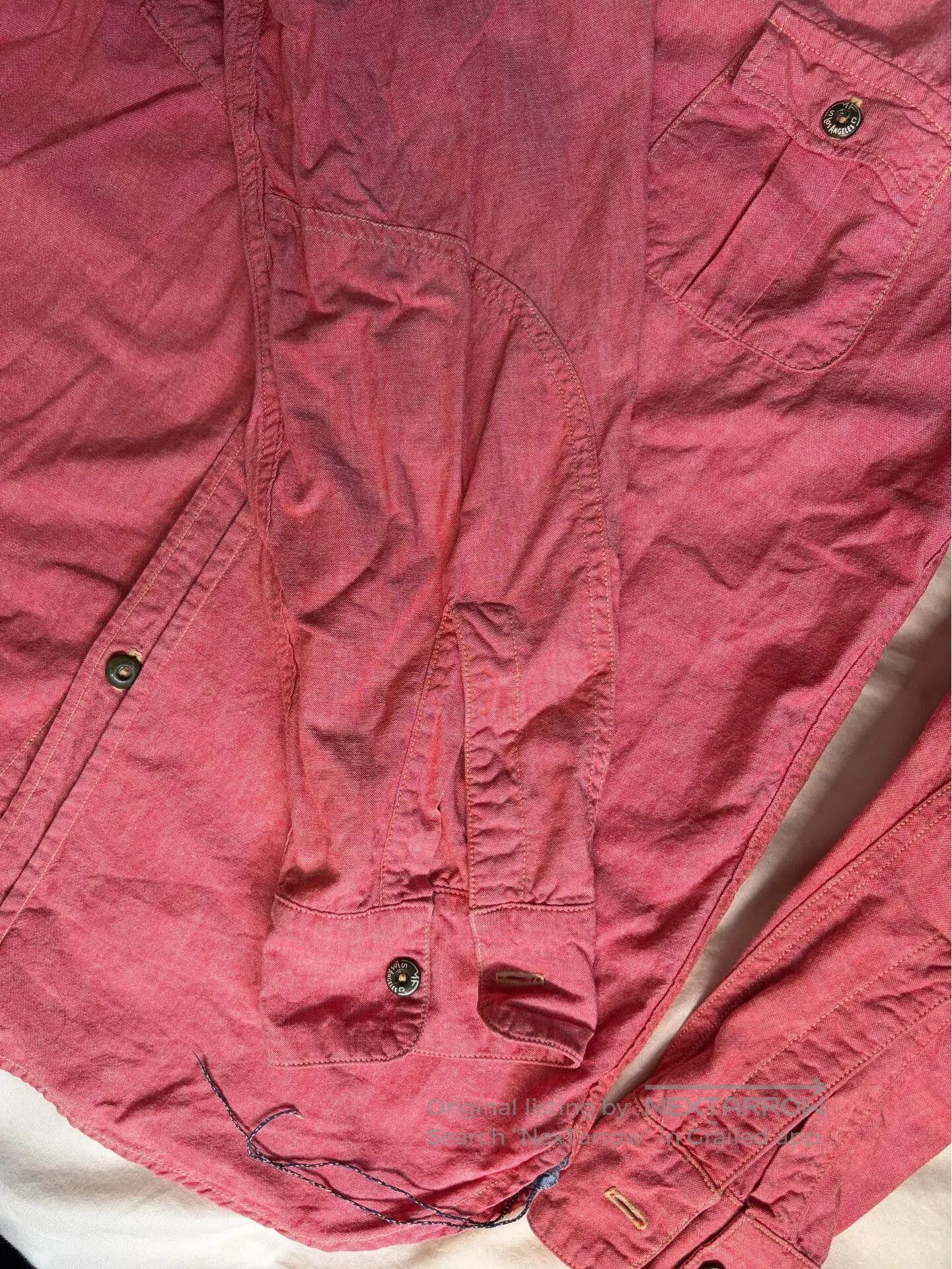 Mister Freedom Mister Freedom Early Shirt in Deep Red. Size US M / EU 48-50 / 2 - 9 Thumbnail