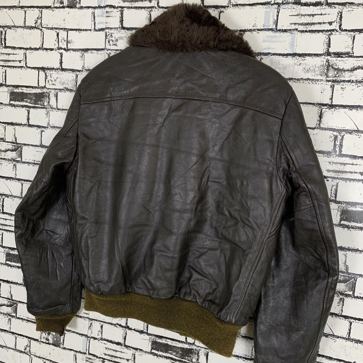 Cooper × Genuine Leather × Vintage Vintage Cooper Sportwear Sherling Leather Jacket Size US M / EU 48-50 / 2 - 7 Thumbnail