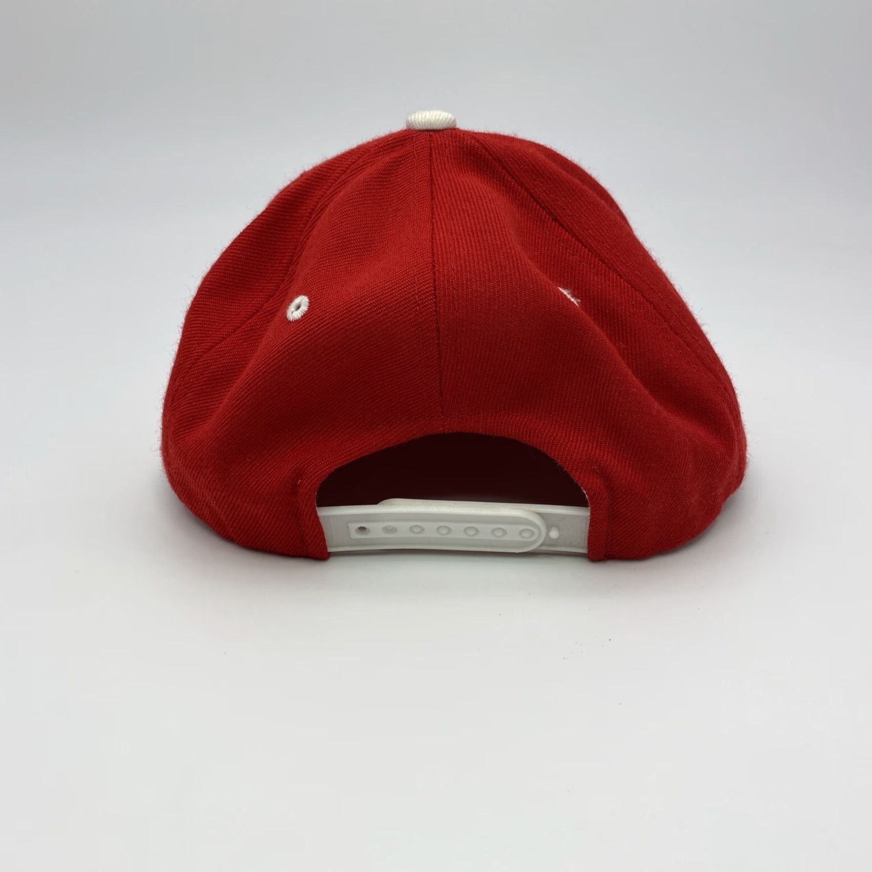 Zephyr VINTAGE Zephyr DETROIT RED WINGS Hat Snapback White Red Flat Brim Mens Cap One Size 90s Concert Casual Men’s Size ONE SIZE - 4 Thumbnail