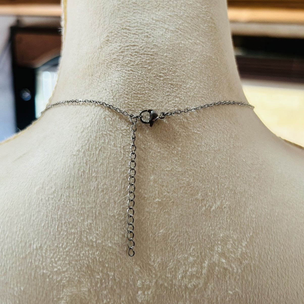 Vintage Vintage silver filigree cross pendant on chain necklace Size ONE SIZE - 5 Thumbnail