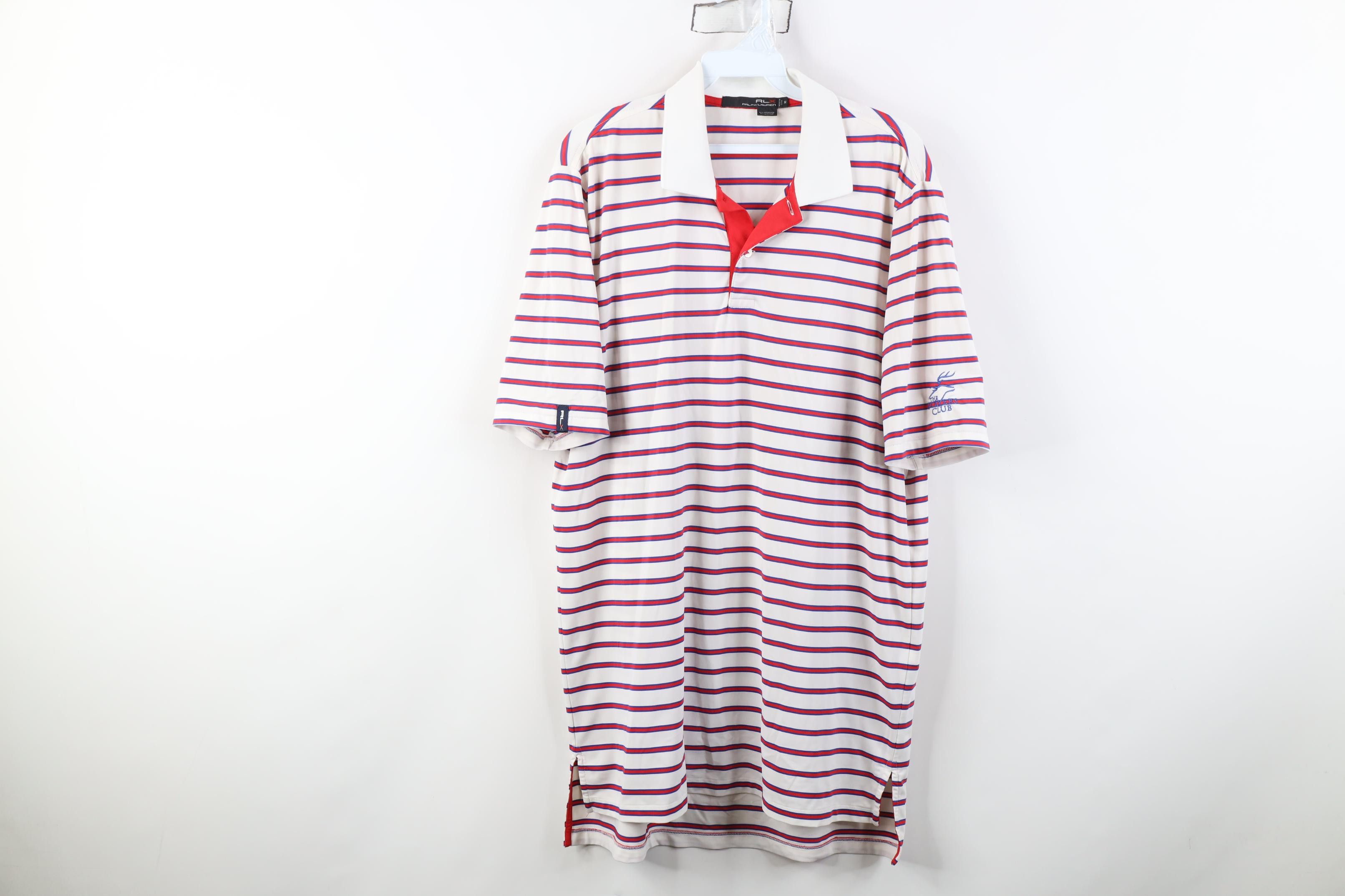 Polo Ralph Lauren Ralph Lauren RLX Players Club Golf Course Striped Polo Shirt Size US M / EU 48-50 / 2 - 1 Thumbnail