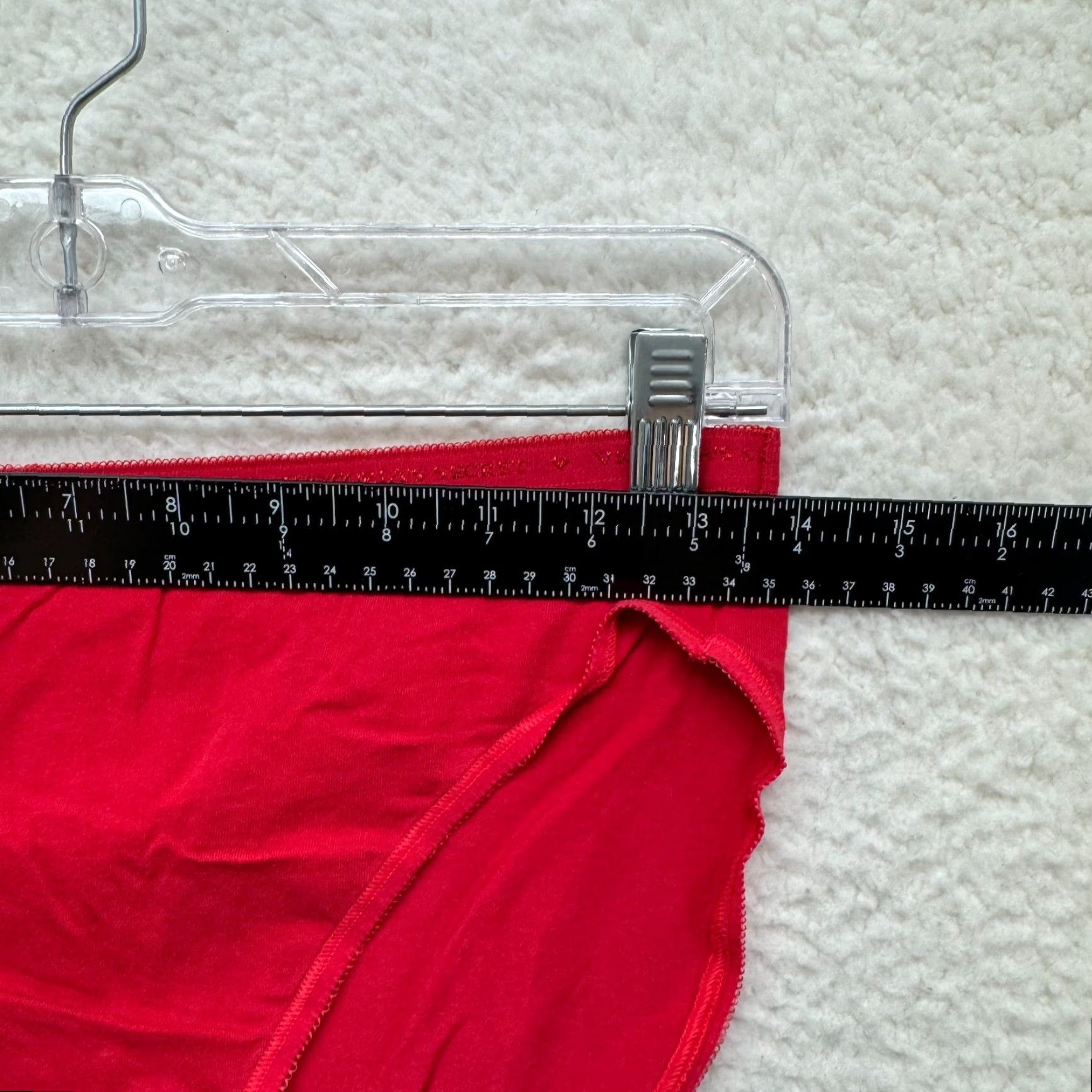 Victoria's Secret Victoria's Secret Panty L Womens Red Cotton Underwear Sexy L Red Cotton Size 36" / US 14 / IT 50 - 6 Thumbnail