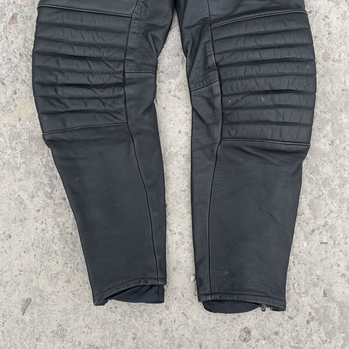Other Vintage Moto Leather Pants 54 Y2K 90s USA Style Japan Size US 32 / EU 48 - 3 Thumbnail