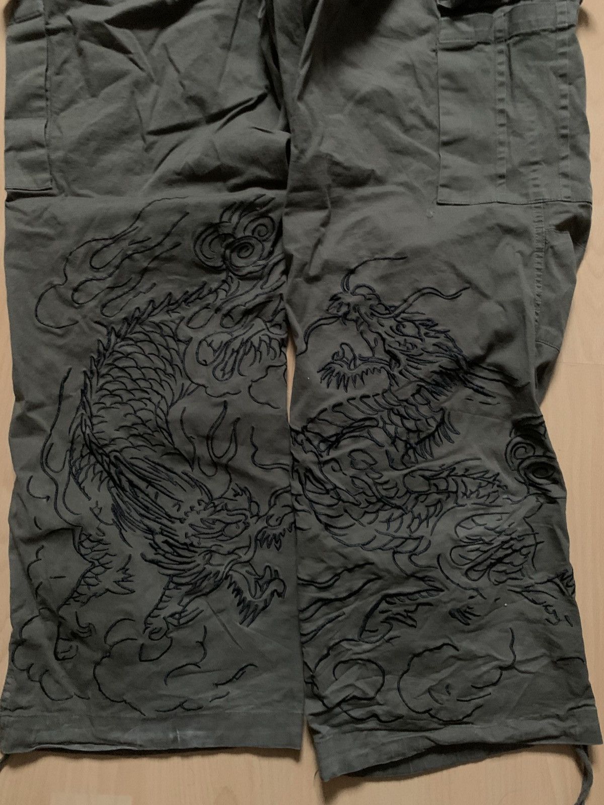 Ed Hardy × If Six Was Nine × KMRii ed hardy vintage embroidery cargos Size US 28 / EU 44 - 3 Thumbnail
