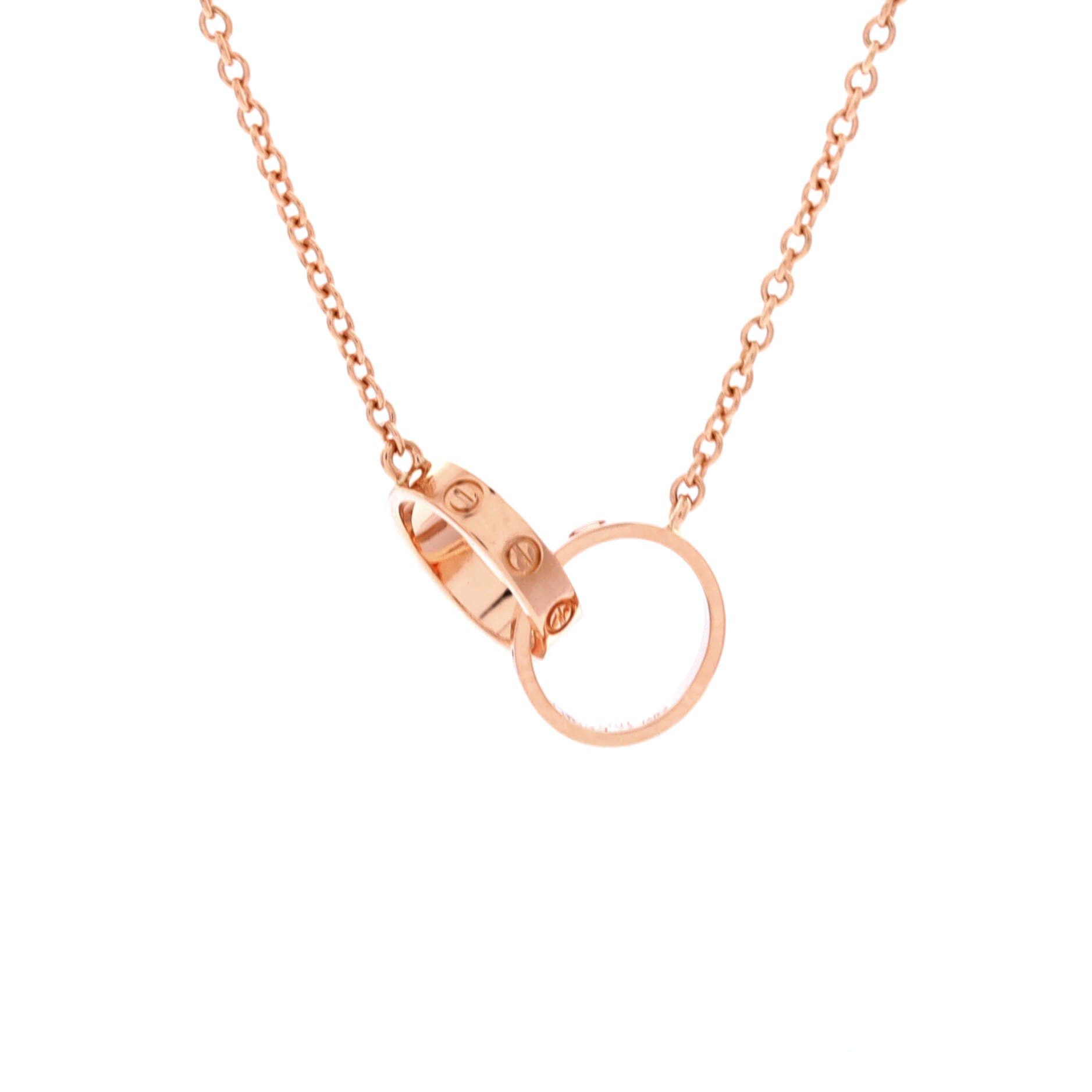 Cartier Love Interlocking Necklace Size ONE SIZE - 1 Thumbnail