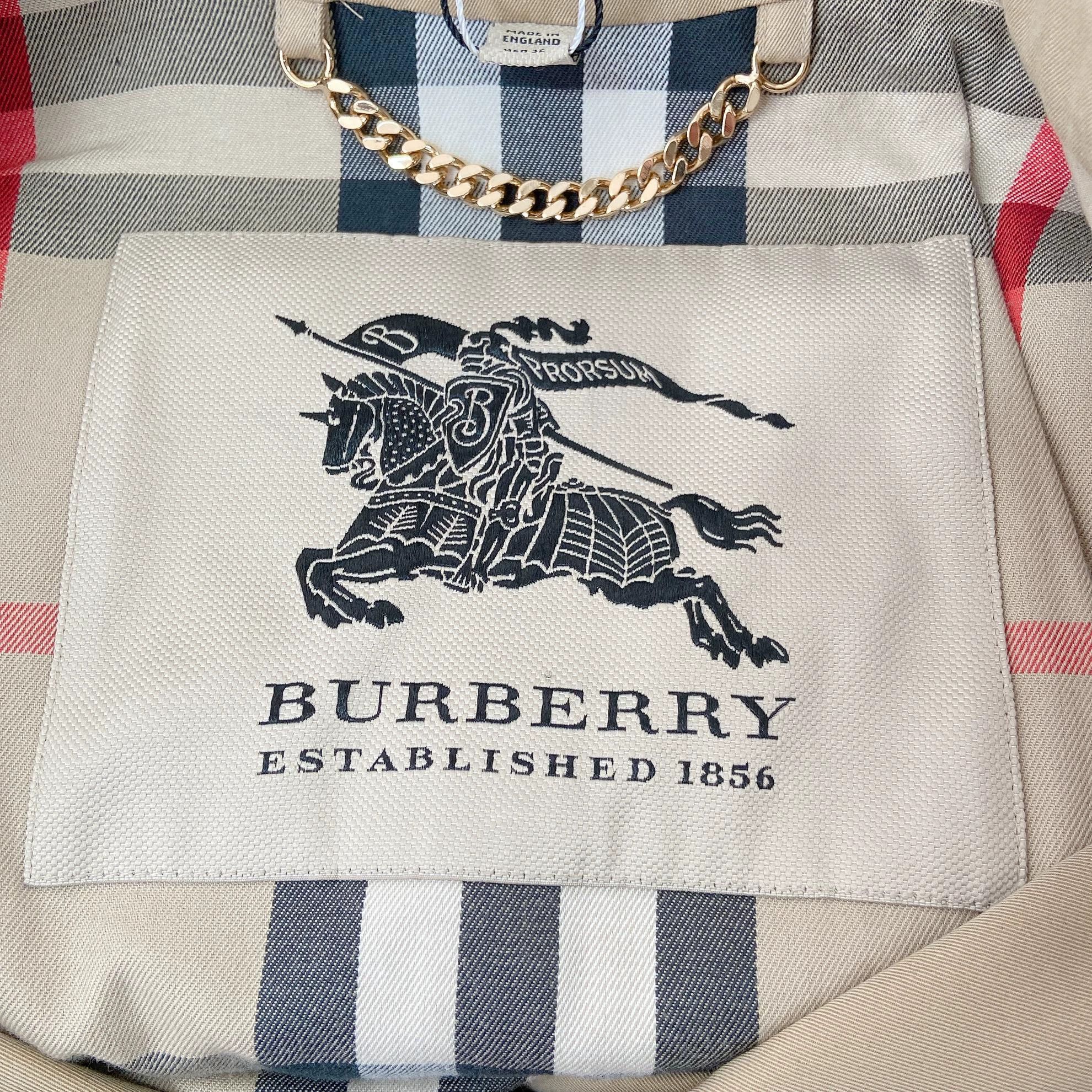Burberry Burberry belted trench coat UK4 with tags used Size XS / US 0-2 / IT 36-38 - 7 Thumbnail
