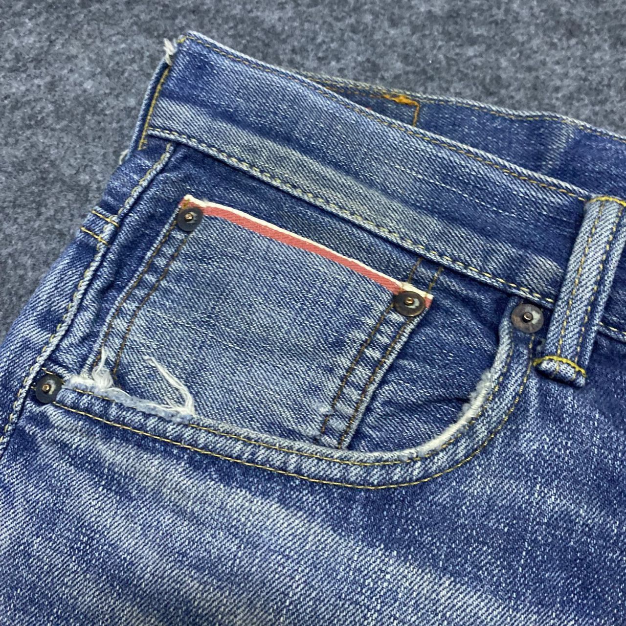 Edwin 💥Best Offer💥Vintage Edwin 503 Buckle Back Selvedge Denim Size US 35 - 8 Thumbnail