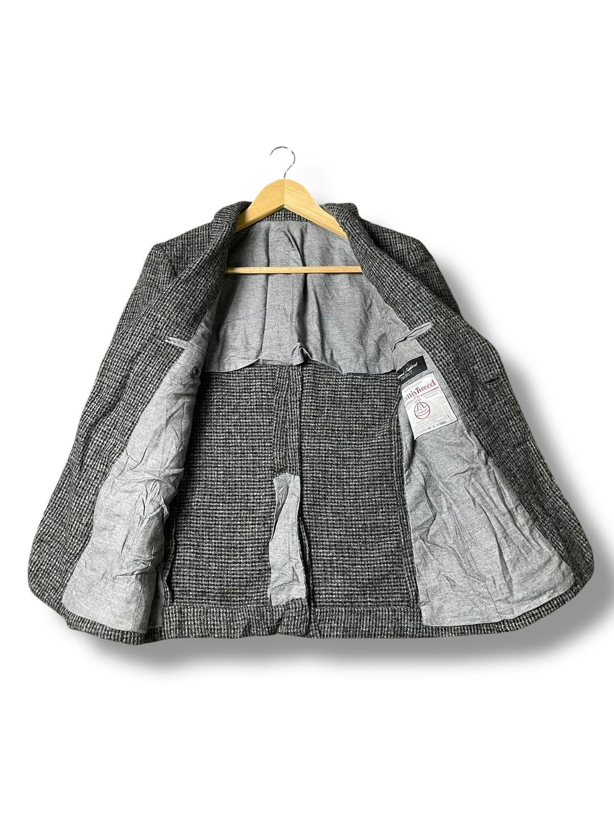 Designer × Harris Tweed × Vintage Vintage Harris Tweed Wool Blazer (55) Size US XXS / EU 40 - 2 Thumbnail