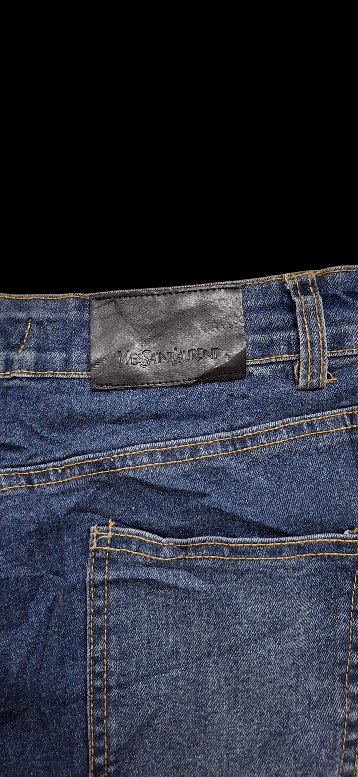 Saint Laurent Paris Saint Laurent High Rise Button Jeans Retro Size 28" / US 6 / IT 42 - 10 Thumbnail