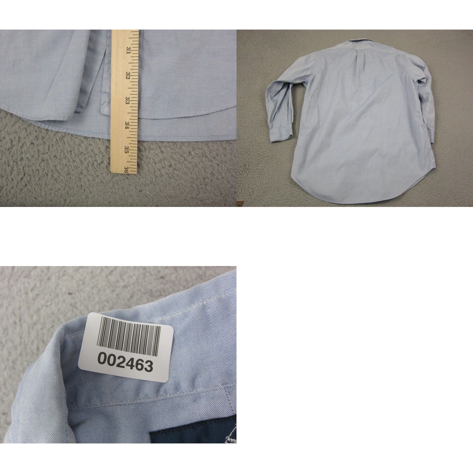 Ralph Lauren VINTAGE Ralph Lauren Shirt Mens XL Blue Pony Button-Down Classic 90s 100% Cotton Long Sleeve Button-Up attire Mens XL Blue Pony Shirt Size US XL / EU 56 / 4 - 8 Thumbnail