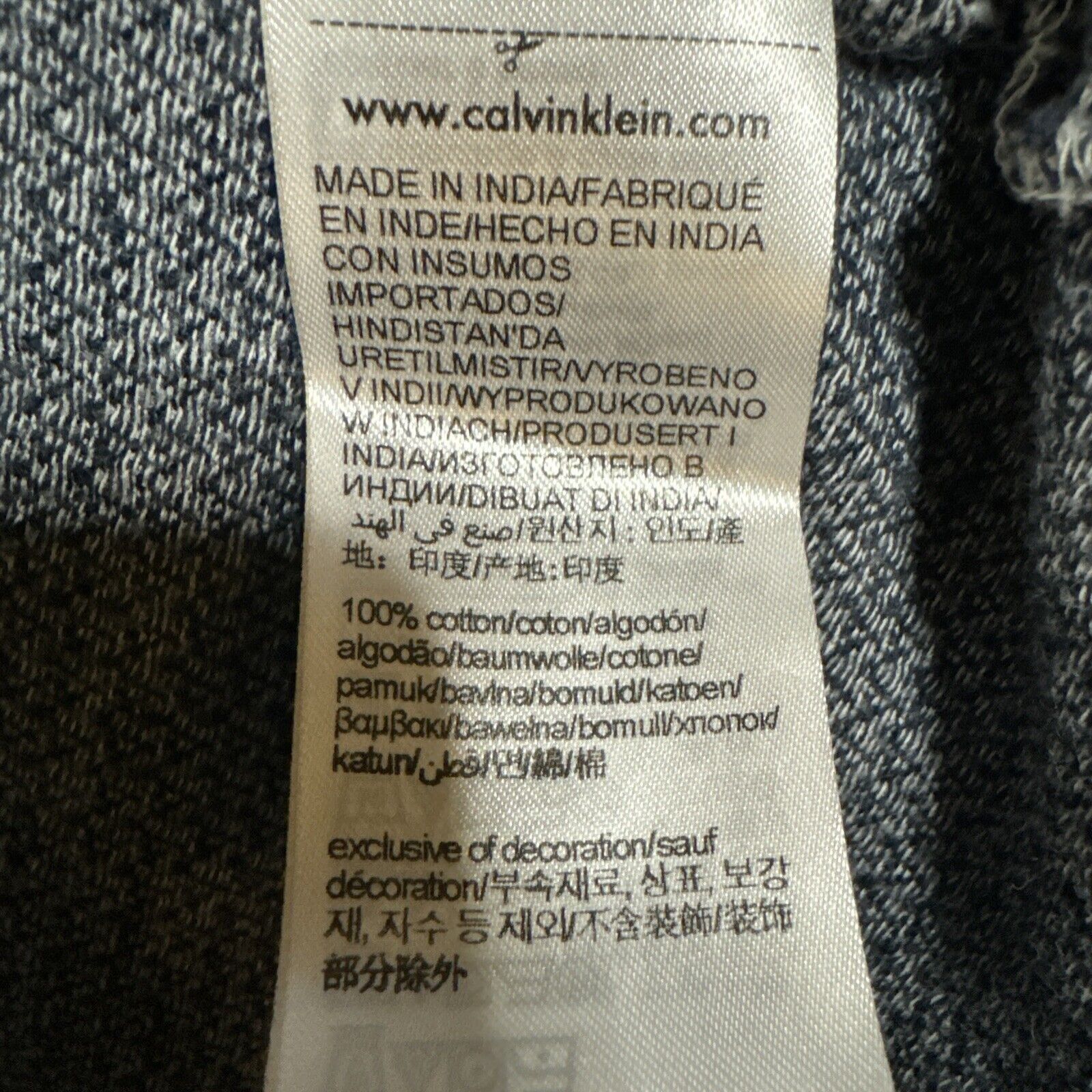 Calvin Klein Calvin Klein Mens Short Sleeved Shirt Round Neck Blue White Size US XL / EU 56 / 4 - 11 Thumbnail