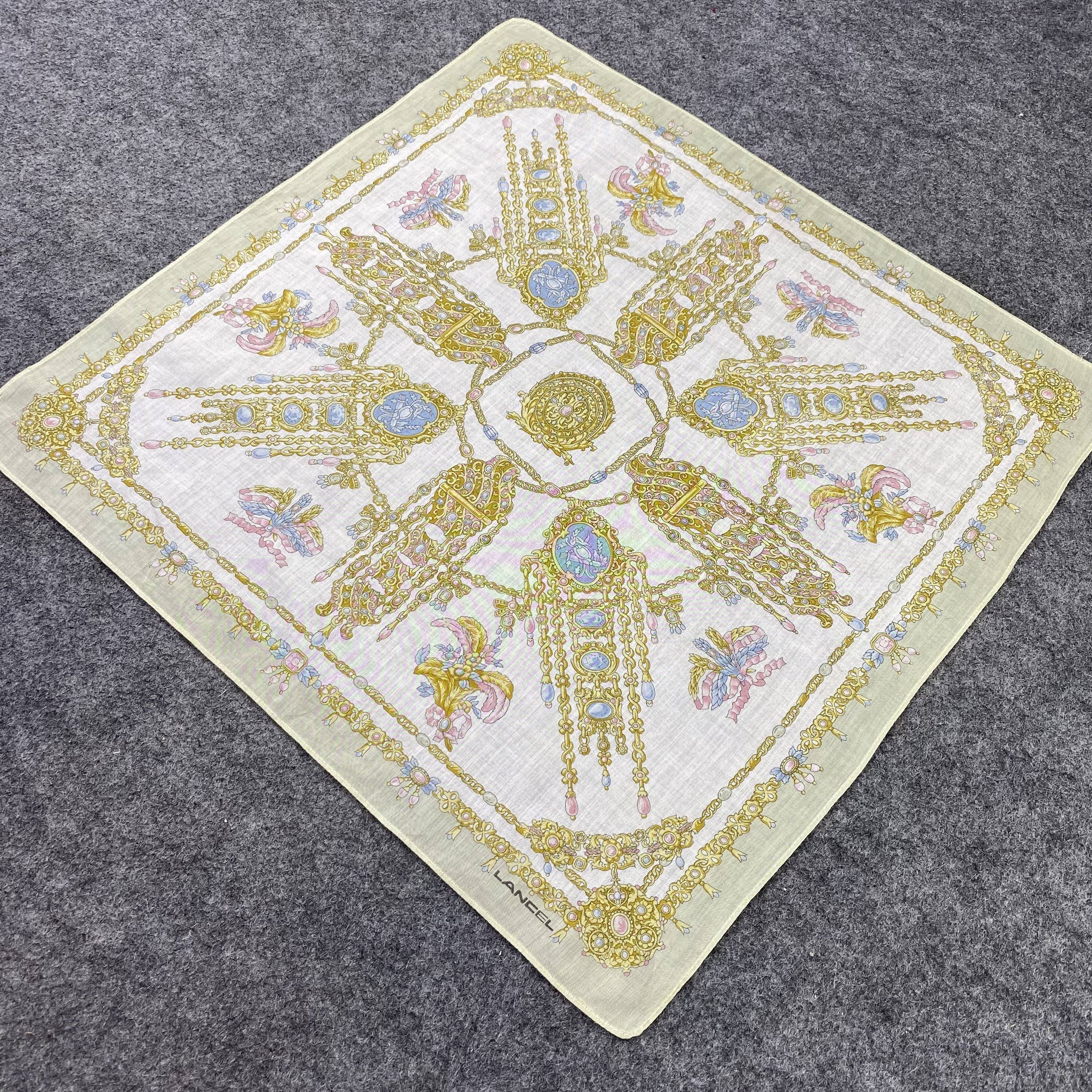 Lancel Lancel Handkerchief / Bandana / Neckerchief -B534 Size ONE SIZE - 4 Thumbnail