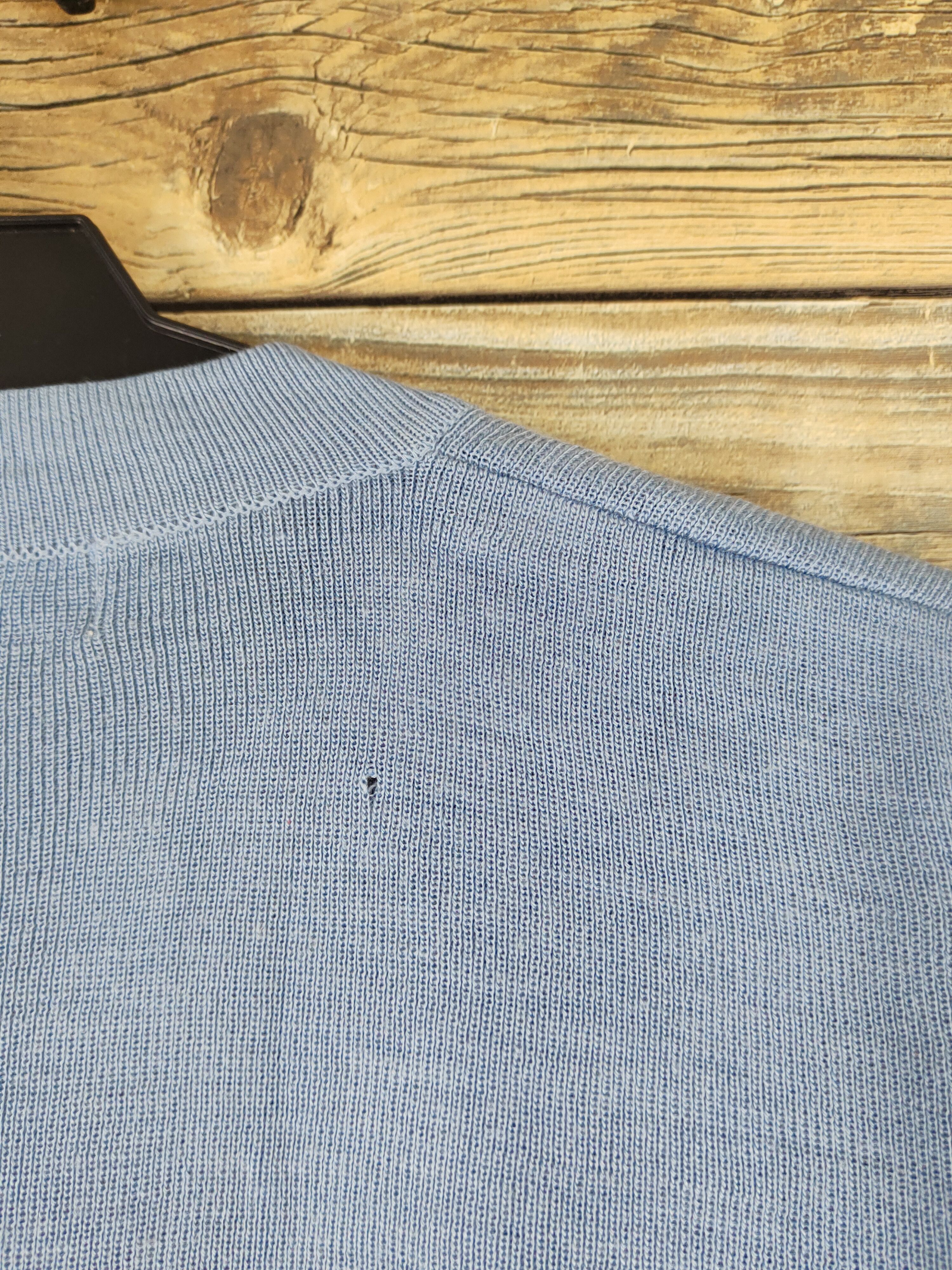 Homespun Knitwear Nagai Leben Blue Knitwear Cardigan vintage #W2016 Size US L / EU 52-54 / 3 - 8 Thumbnail