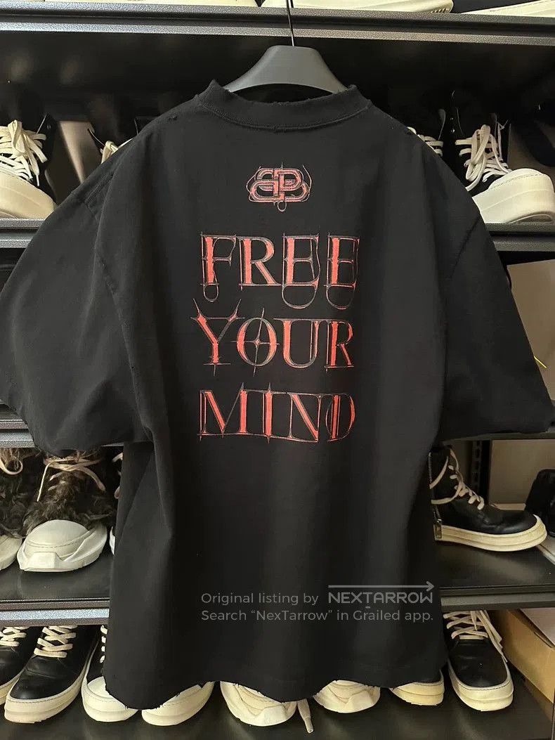 Balenciaga Balenciaga Devil Eye Short Sleeve Tee. Size US XS / EU 42 / 0 - 3 Thumbnail