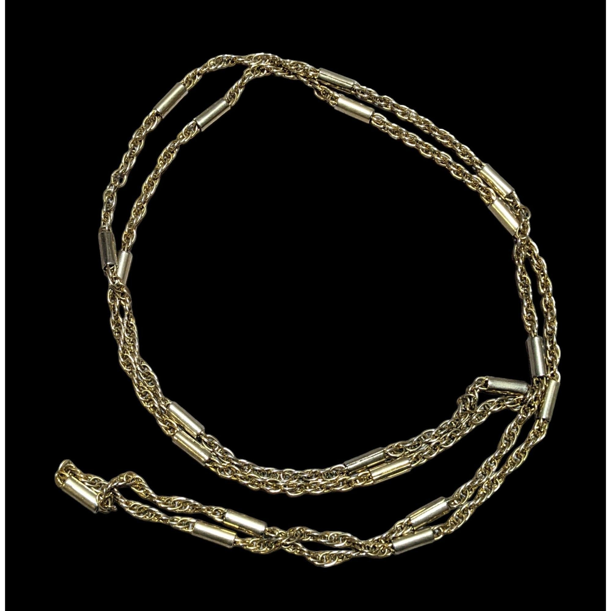 Other Gold Abstract Pillar Link Chain Necklace Size ONE SIZE - 2 Thumbnail