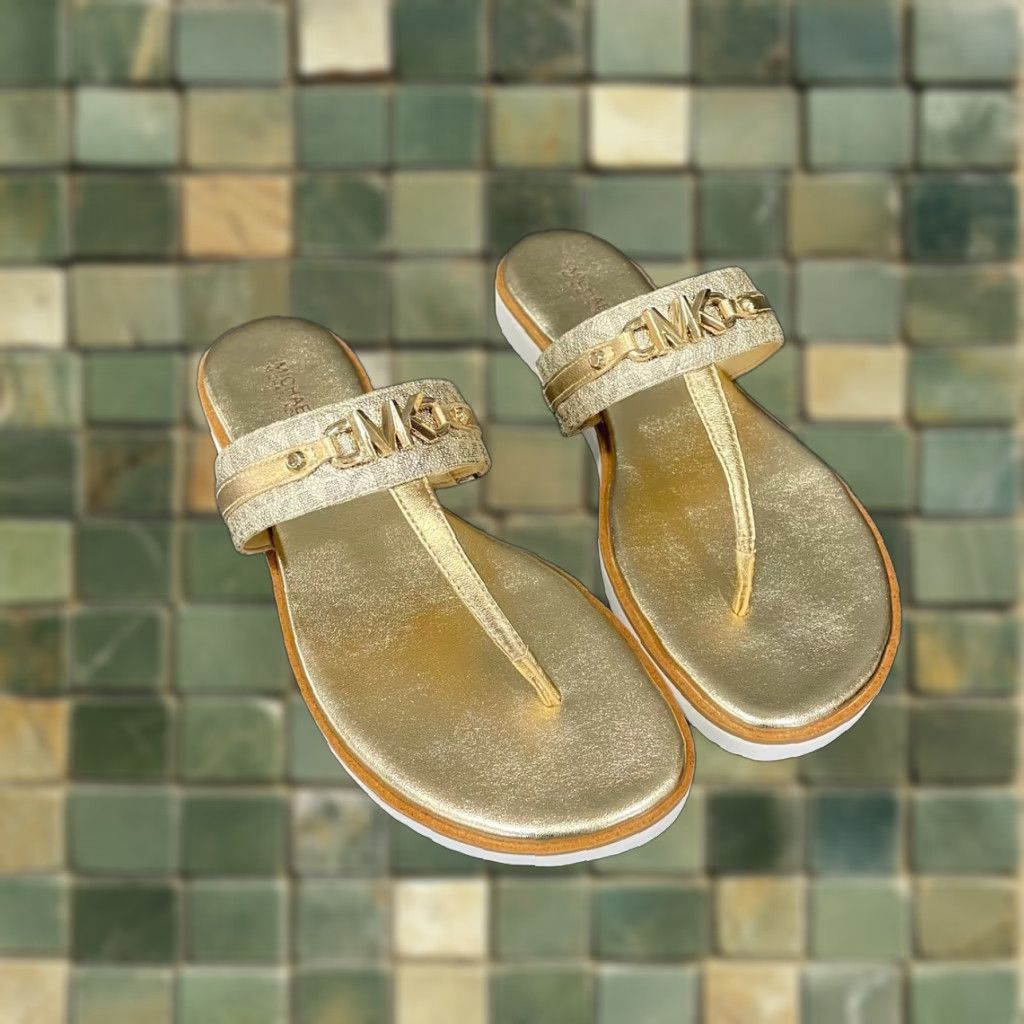 VINTAGE MICHAEL KORS Sandals Women's Size US Thong Flat Casual