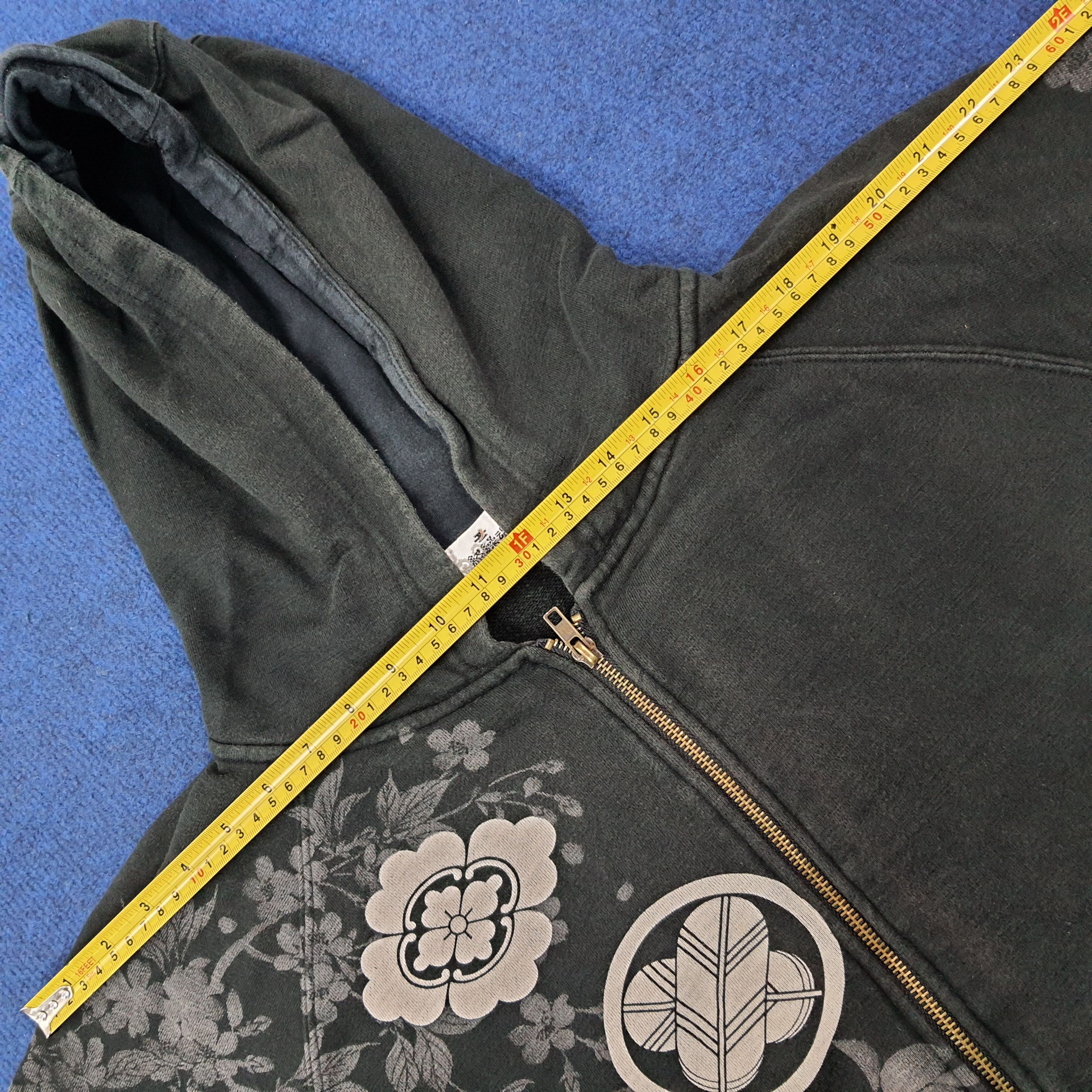 Japanese Brand Vintage Karakuri Japan Art Streetwear Zipper Hoodie C242N17 Size US XXL / EU 58 / 5 - 9 Thumbnail