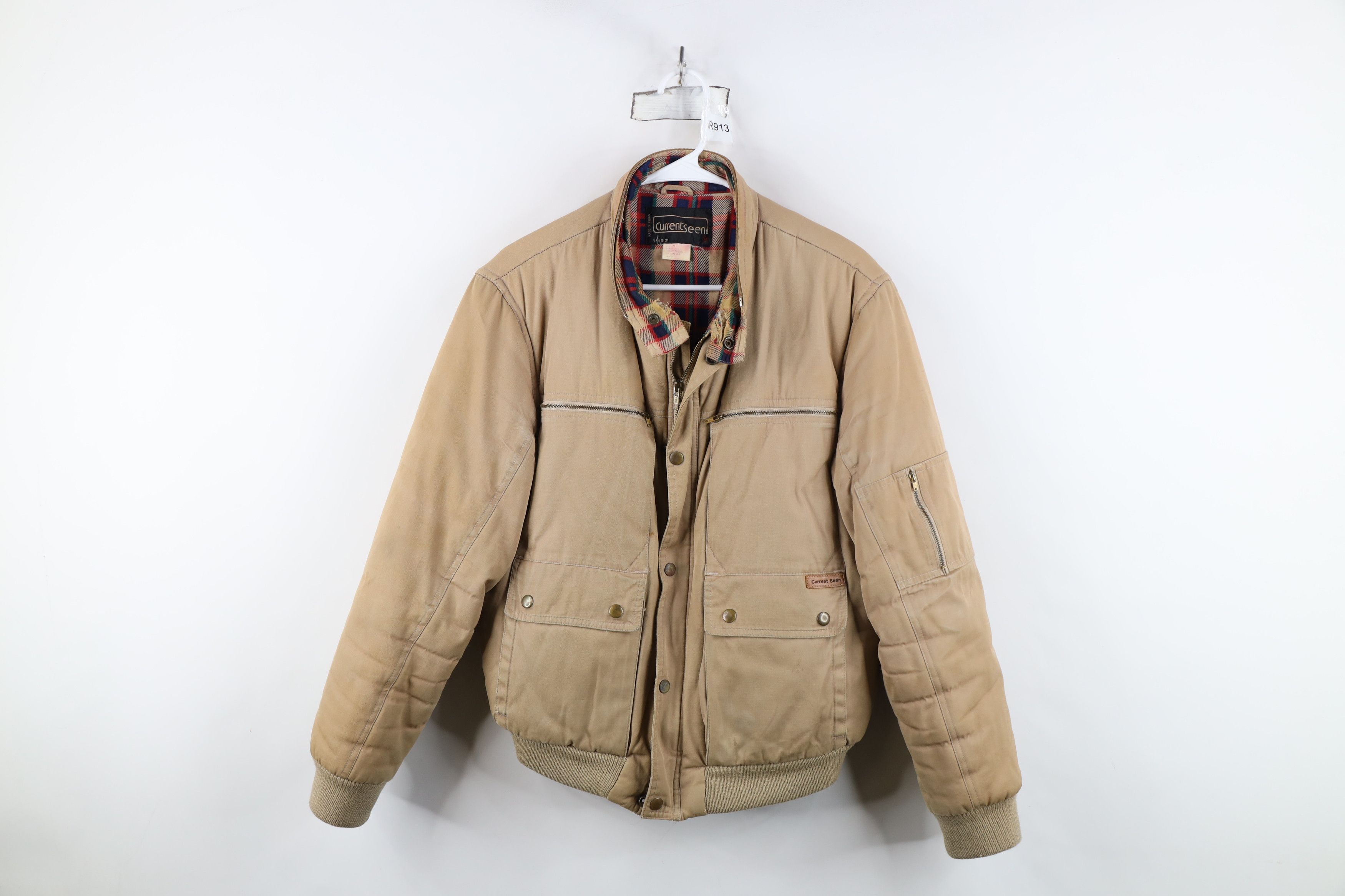 Vintage Vintage 70s 80s Streetwear Lined Puffer Bomber Jacket Size US M / EU 48-50 / 2 - 1 Thumbnail