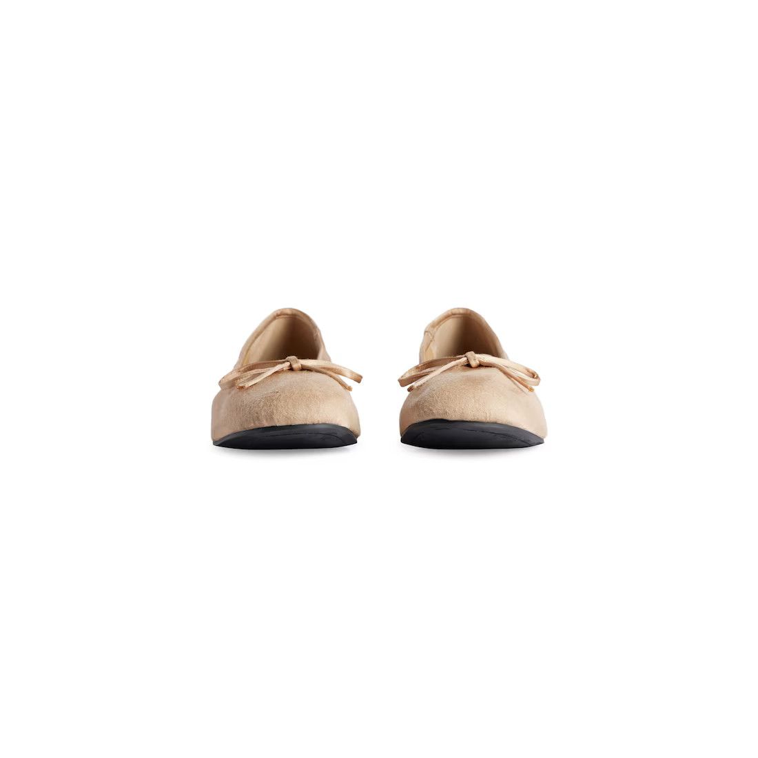 Balenciaga o1w1db10625 Leopold Ballerina in Beige Size US 11.5 / EU 44-45 - 6 Thumbnail