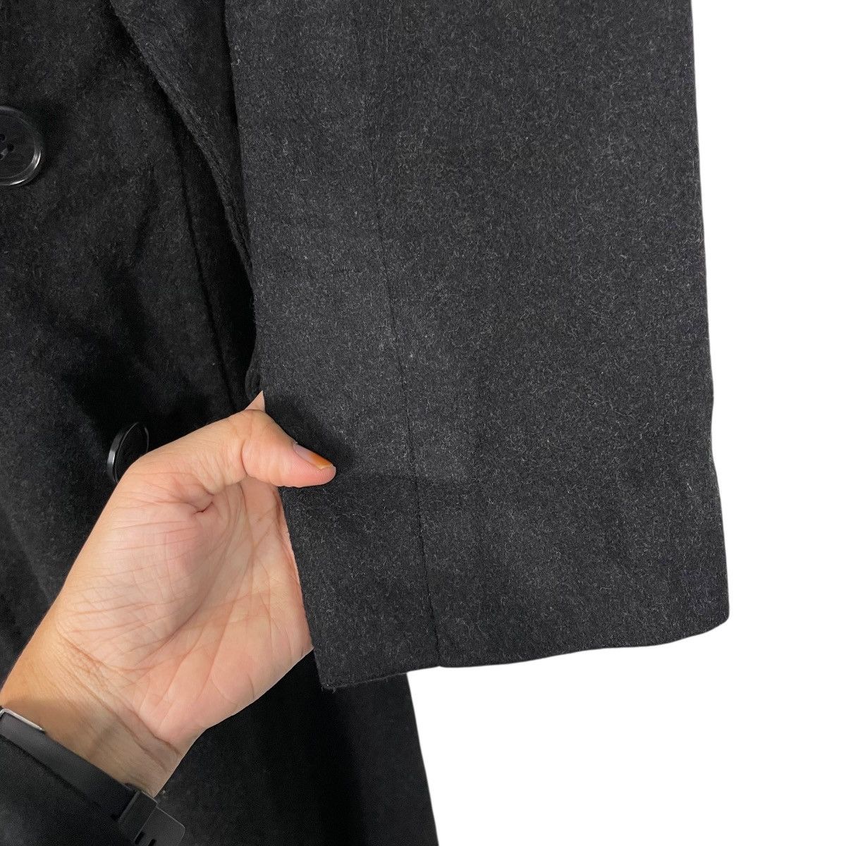 Paul Smith Paul Smith Black Double Breasted Wool Coat Size S / US 4 / IT 40 - 14 Thumbnail