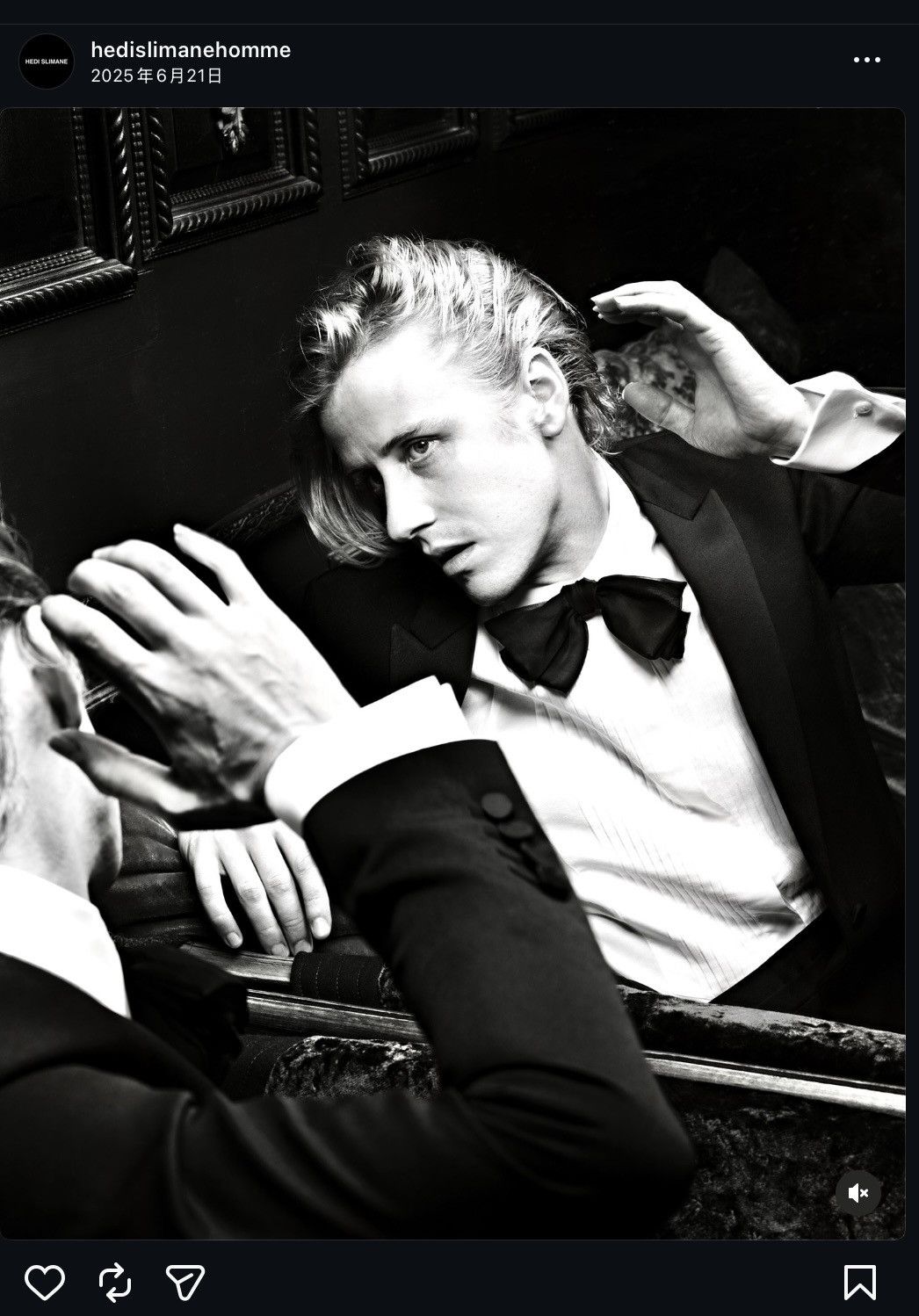 Saint Laurent Paris SAINT LAURENT PARIS BY HEDI SLIMANE LE SMOKING TUXEDO BLAZER Size 44R - 12 Thumbnail