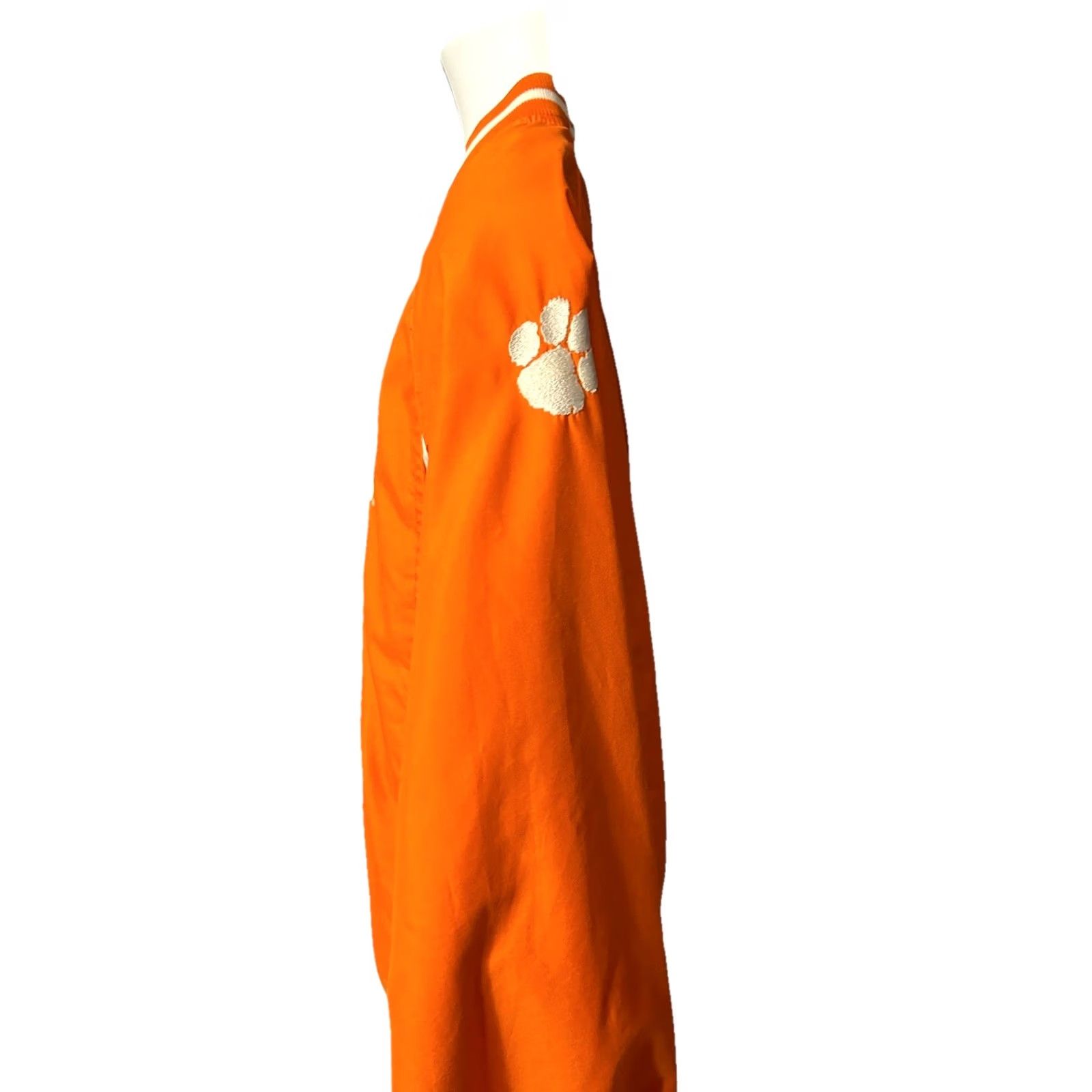 Vintage VTG Clemson Tigers Pullover Windbreaker Adult Medium Orange Red Oak Sportswear Size US M / EU 48-50 / 2 - 3 Thumbnail