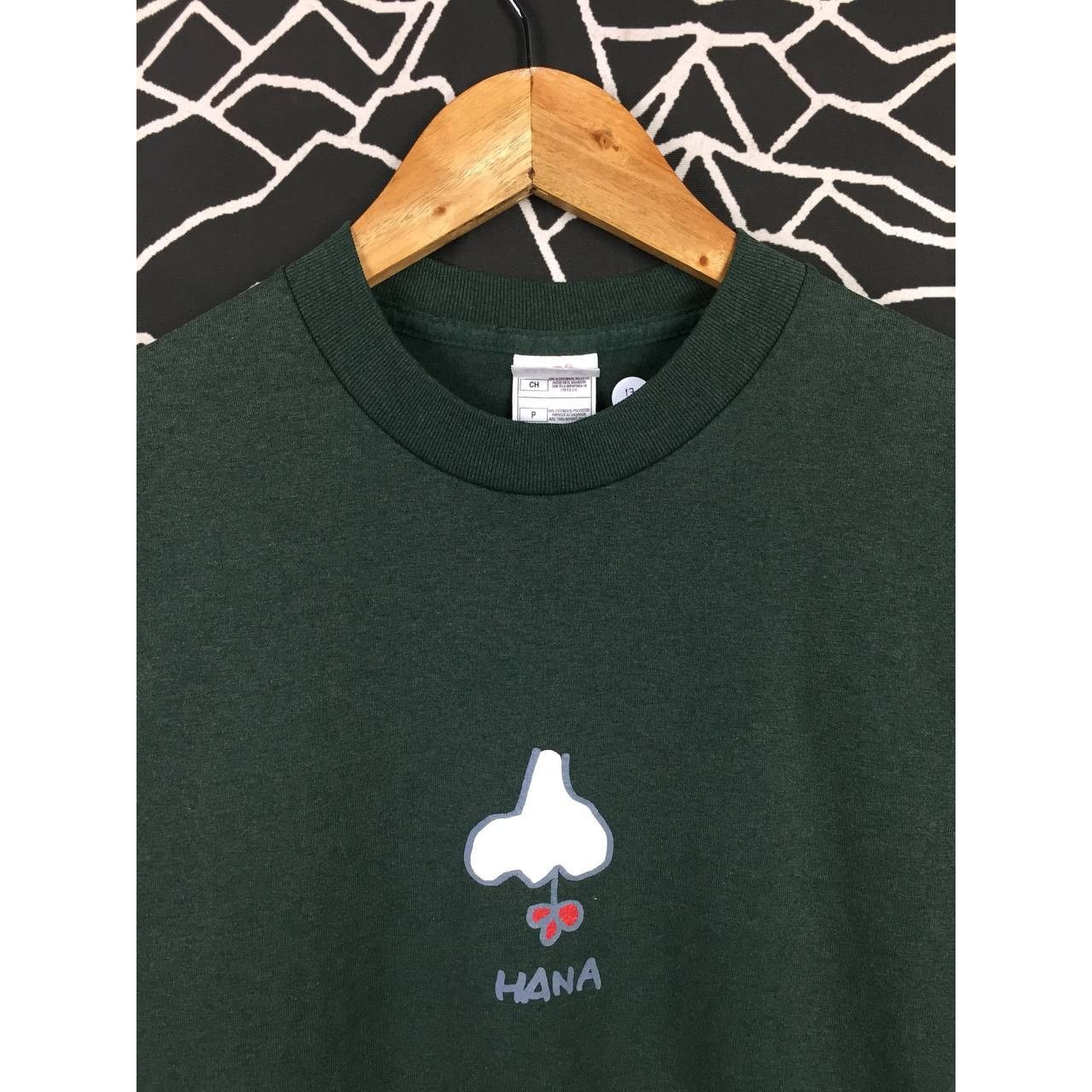 Fruit Of The Loom × Vintage Vtg 00s Hana Nose & Cherry Humorous Graphic Art Tee Size US S / EU 44-46 / 1 - 3 Thumbnail
