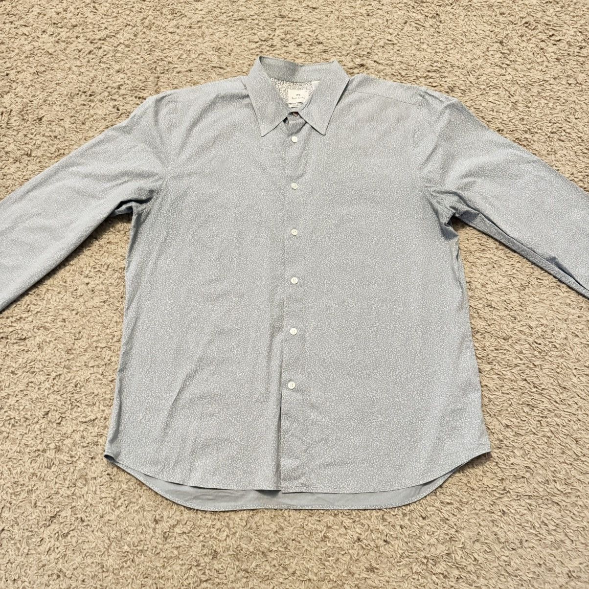 Paul Smith PAUL SMITH BLUE FLORAL BUTTON UP Size US XL / EU 56 / 4 - 5 Thumbnail