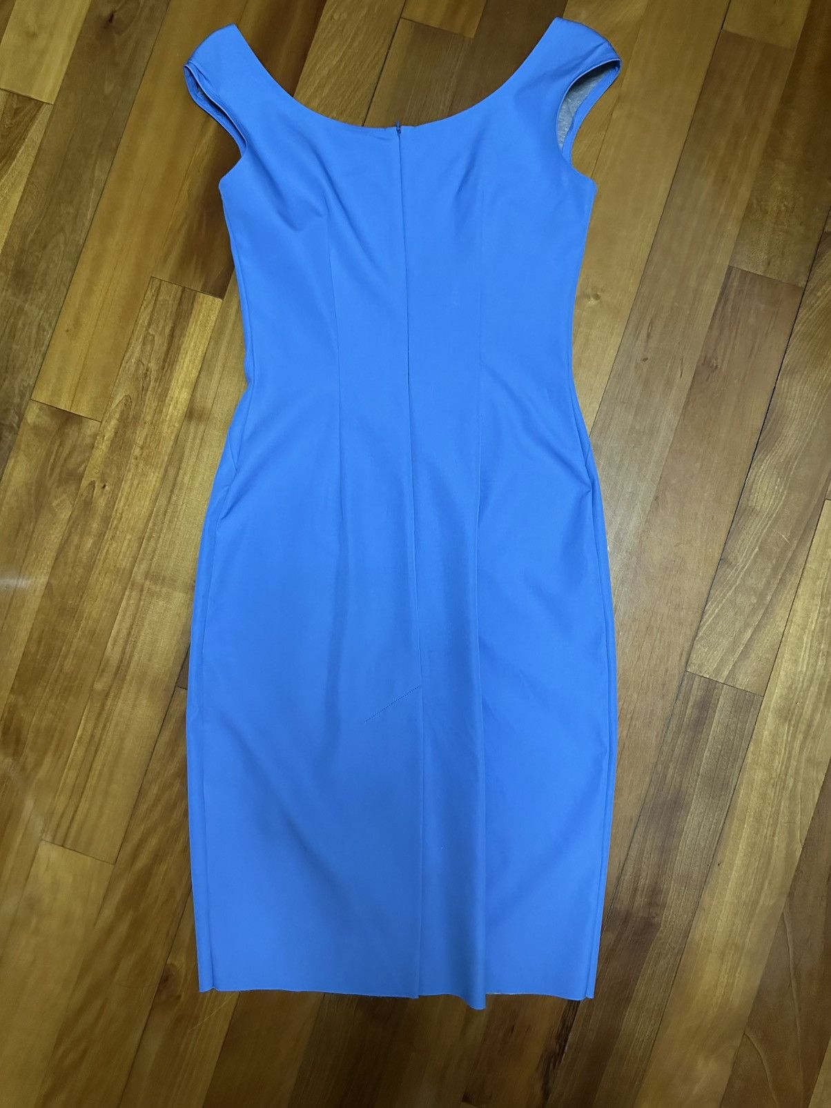Miu Miu MIU MIU Cap-Sleeve Poplin Dress Size XS / US 0-2 / IT 36-38 - 6 Thumbnail