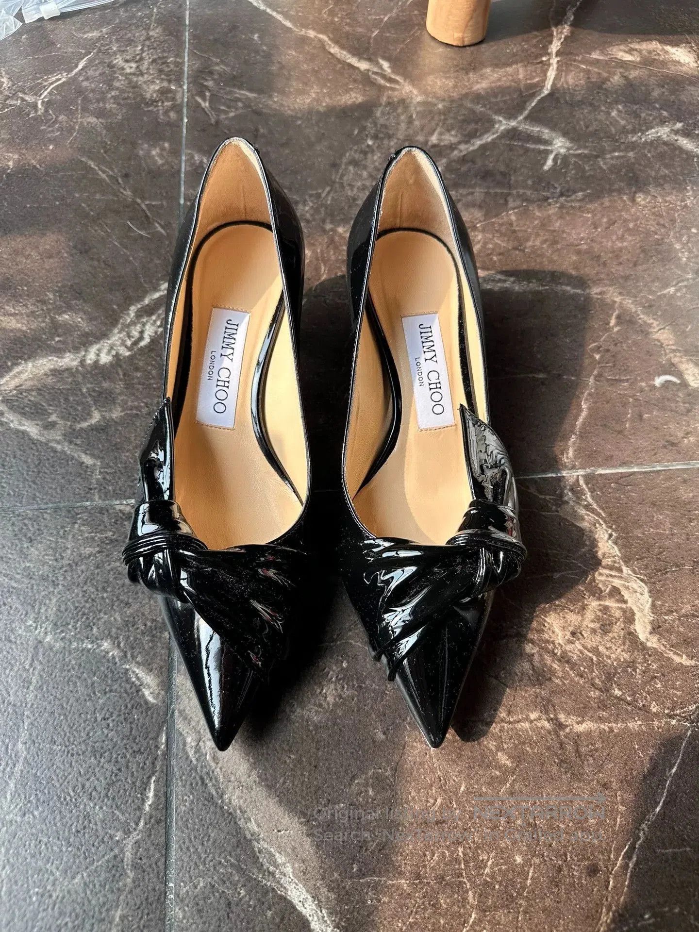 Jimmy Choo Jimmy Choo Black Patent Leather Heels. Size US 4 / IT 34 - 2 Thumbnail