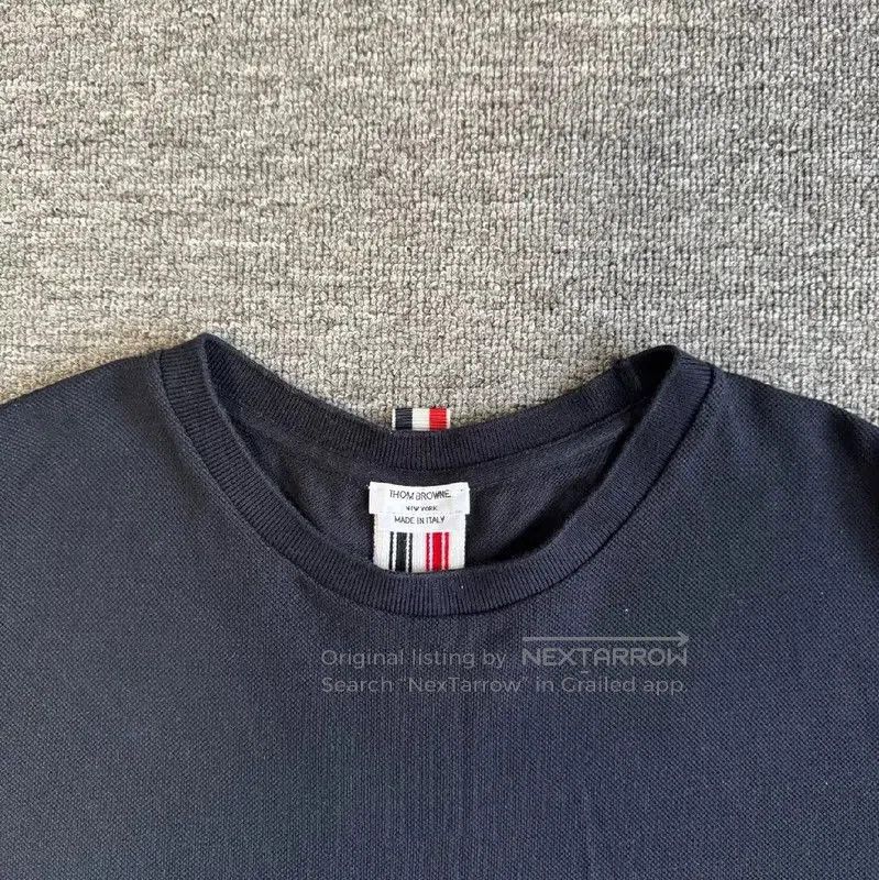 Thom Browne Thom Browne Black Men's T-Shirt Large Size . Size US L / EU 52-54 / 3 - 3 Thumbnail