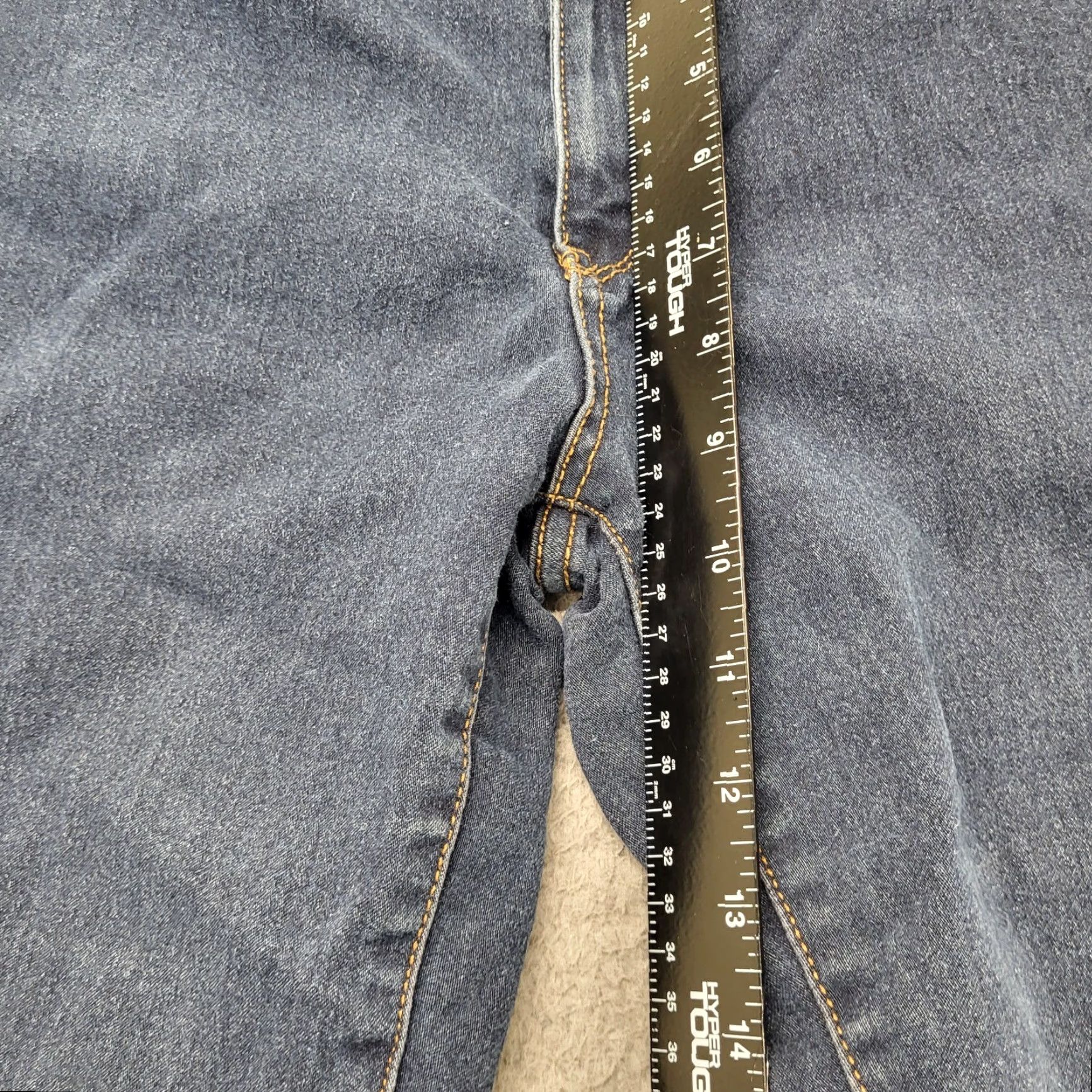 Vintage NOBO No Boundaries Bootcut Jeans Women's 11 Blue Dark Wash EUC Size 32" / US 10 / IT 46 - 6 Thumbnail