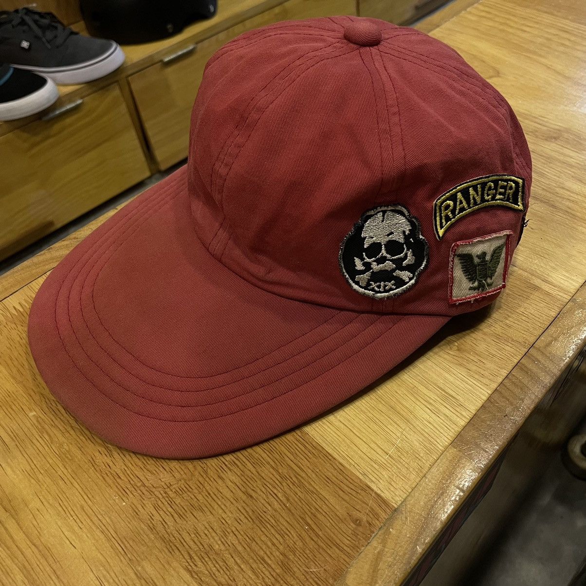 Seditionaries × Vintage Vintage Long Brim Patchwork Cap Size ONE SIZE - 3 Thumbnail
