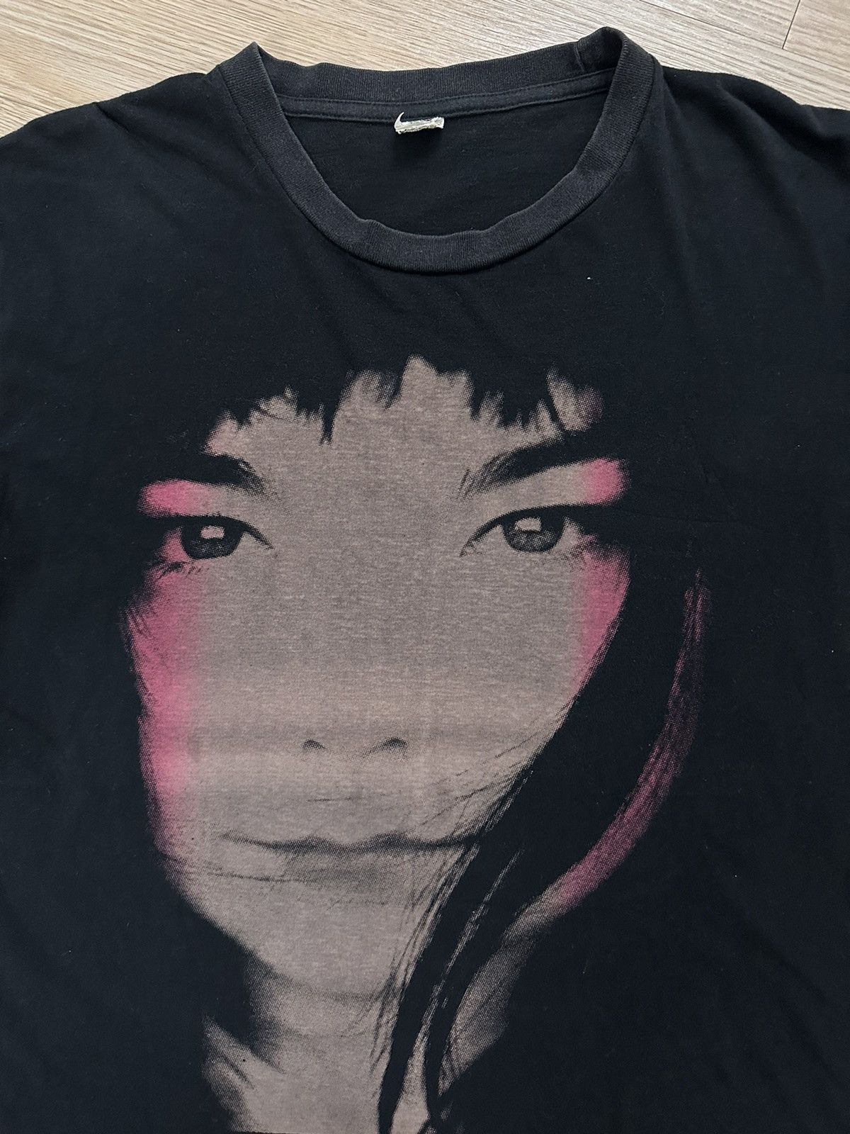 Band Tees × Vintage Vintage Bjork Face Single Stitch All Around Tee Size US L / EU 52-54 / 3 - 3 Thumbnail