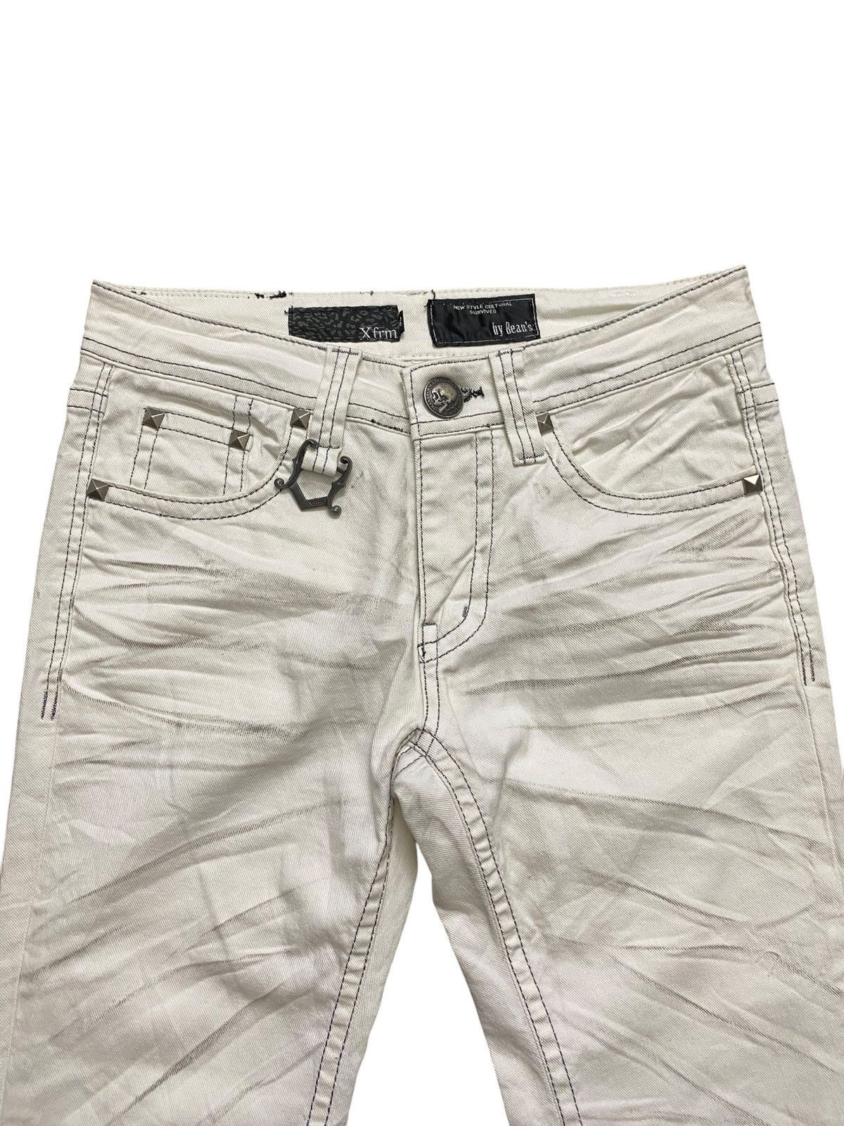 If Six Was Nine Xfrm Flared White Whisker Denim Size US 30 / EU 46 - 7 Thumbnail