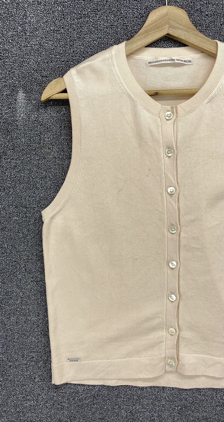 Issey Miyake Vintage Issey Miyake Mademoiselle Non Non Button Up Vest Size L / US 10 / IT 46 - 3 Thumbnail