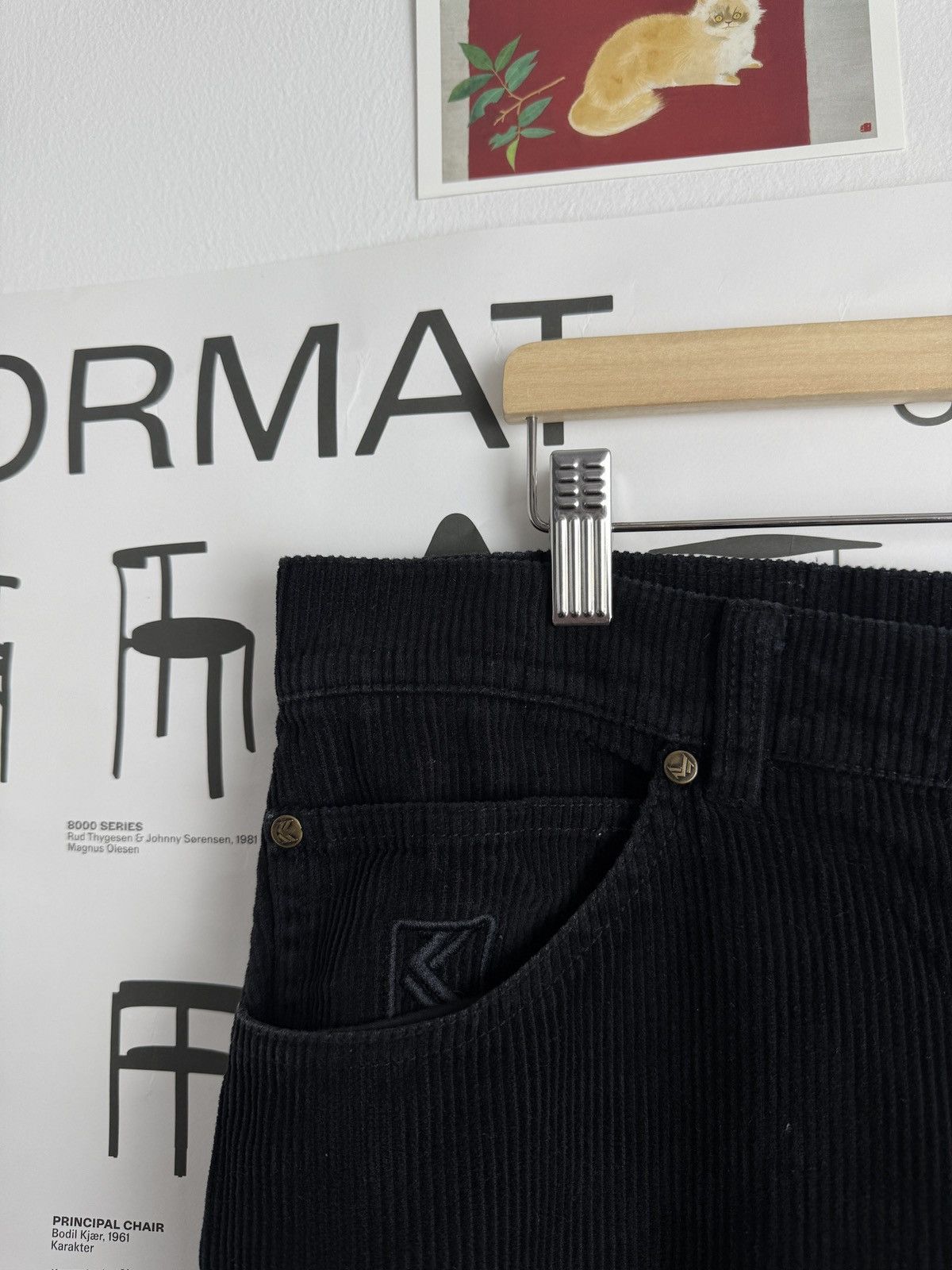 Karl Kani × Vintage Vintage y2k Karl Kani corduroy baggy carpenter pants L skate Size US 36 / EU 52 - 7 Thumbnail