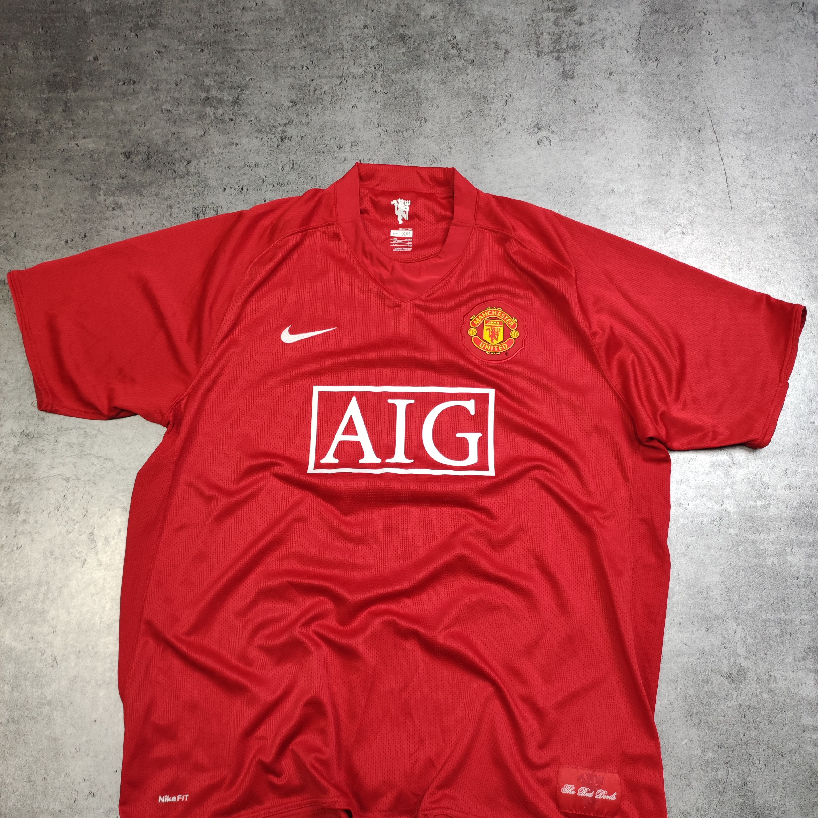 Vintage Vintage RARE 2008 Manchester United Nike Football Jersey Size US XXL / EU 58 / 5 - 2 Thumbnail