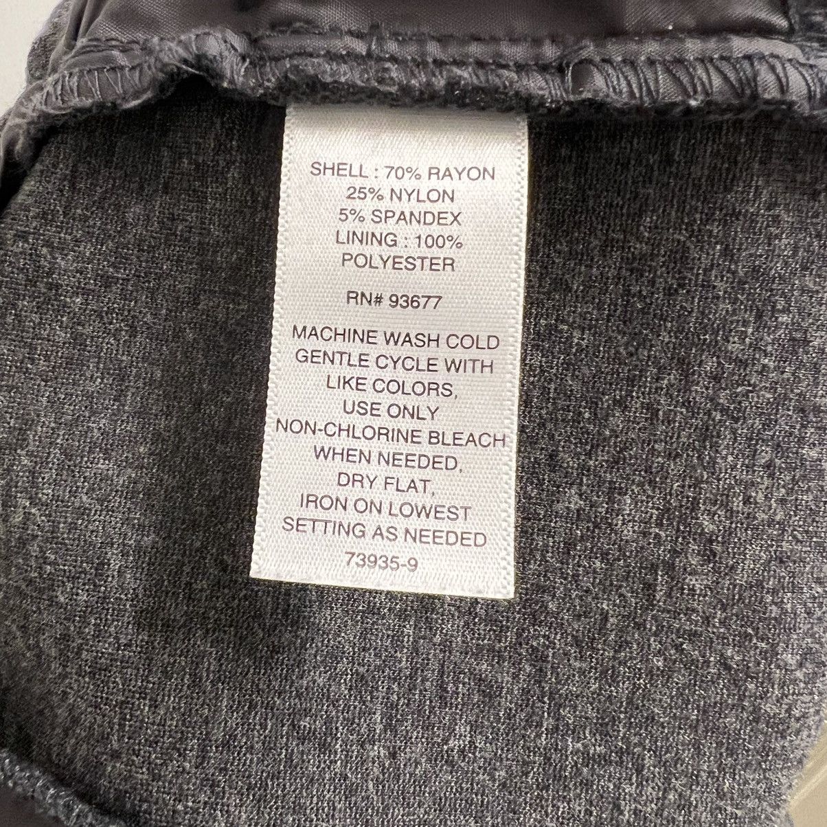 Other Liz Claiborne Emma Size 12 Gray Dress Pants Ankle Office Size 34" / US 12 / IT 48 - 8 Thumbnail